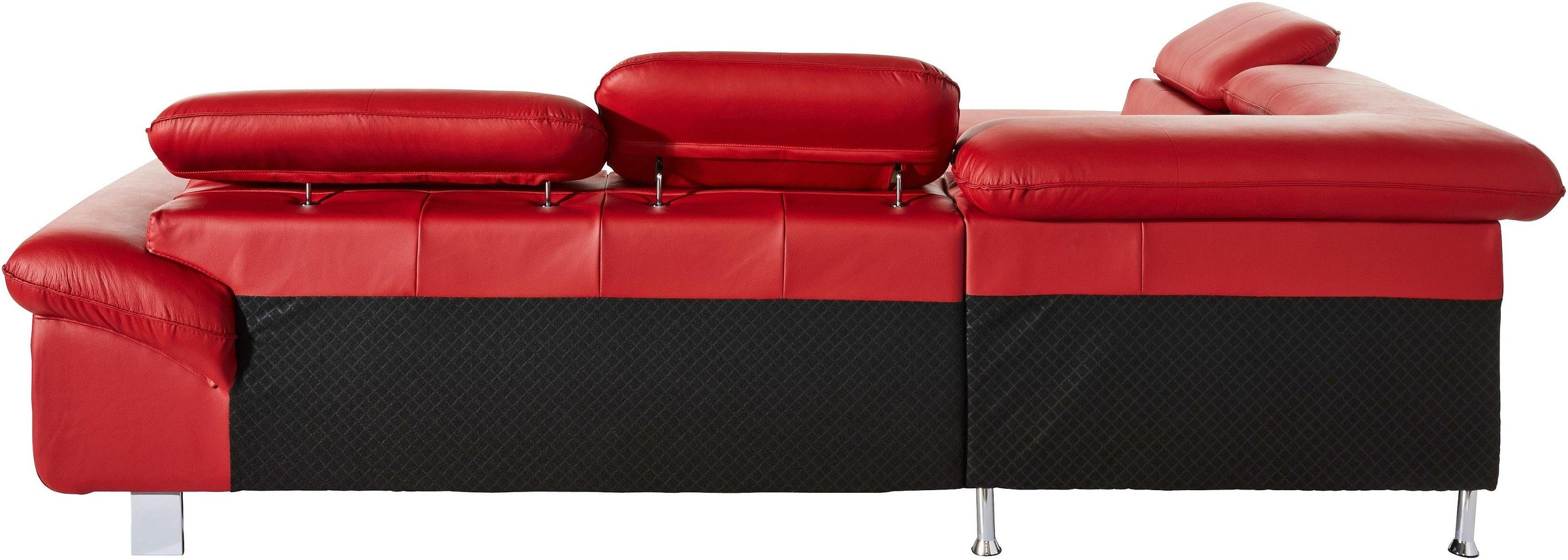 COTTA Polstergarnitur »Driver L-Form«, (Set), Set bestehend aus: Ecksofa mit Kopfteilverstellung & Hocker