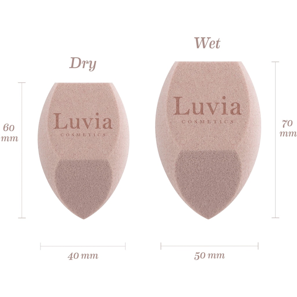 Luvia Cosmetics Make-up Schwamm »Diamond Sponge Candy«, (Set, 2 tlg.)