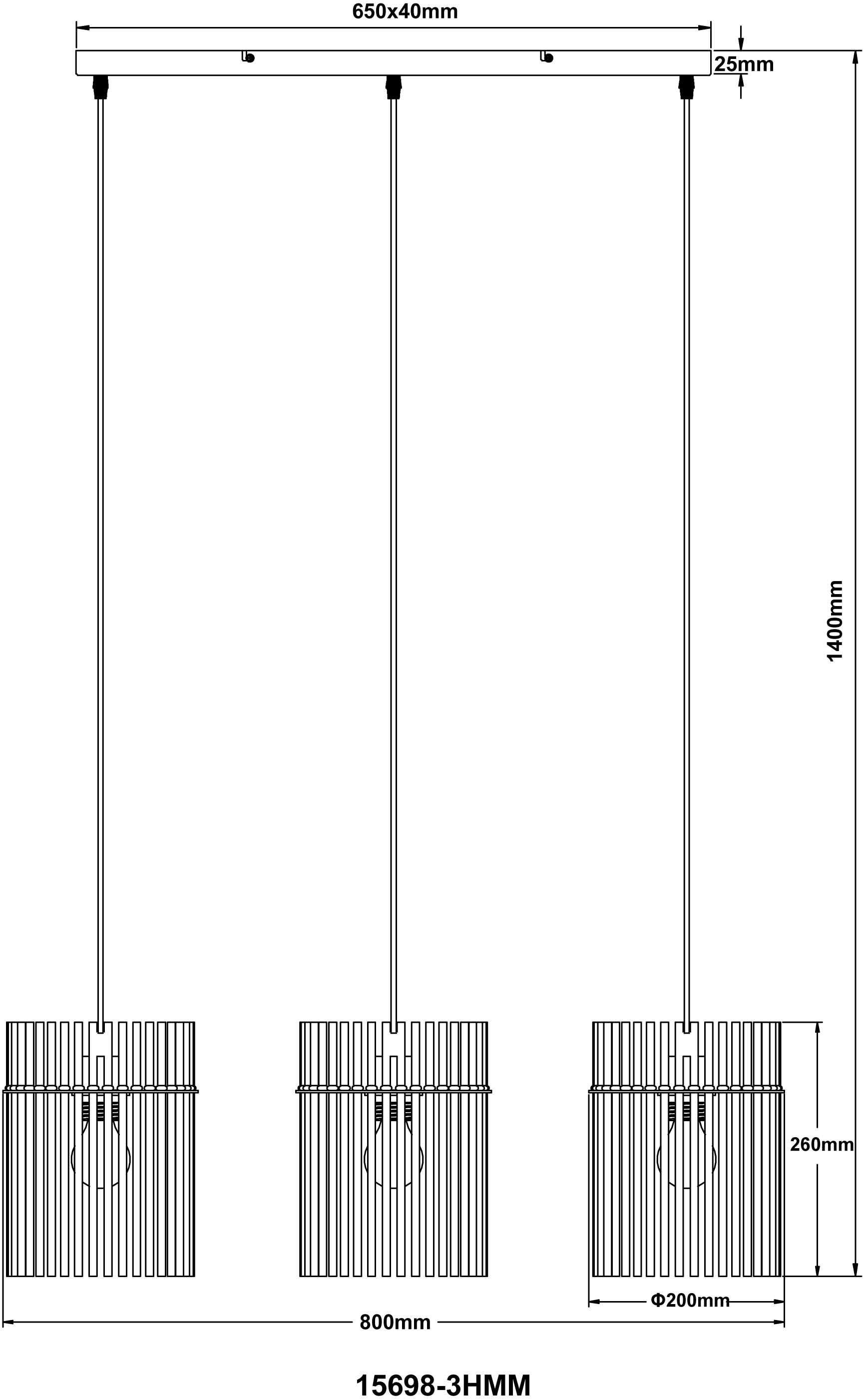 GLOBO LIGHTING Hängeleuchte »GORLEY«, Leuchtmittel E27 | ohne Leuchtmittel, Hängelampe/Pendelleuchte/Esszimmer/Wohnzimmer/Esstisch