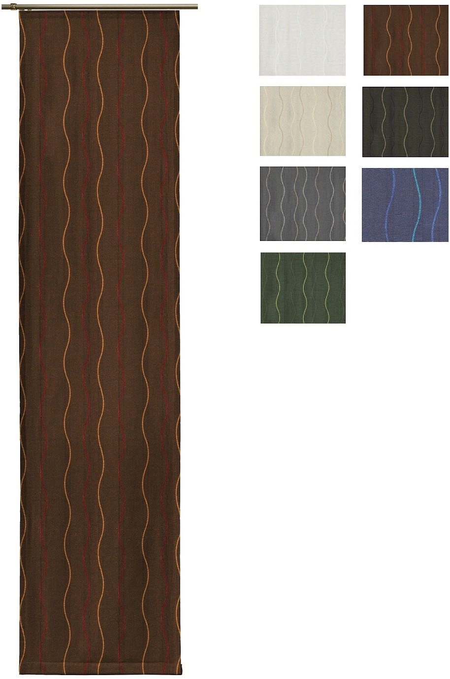 Thumbnail - Wirth Schiebegardine "Sepino" Paneelwagen 1 Stk. tlg.