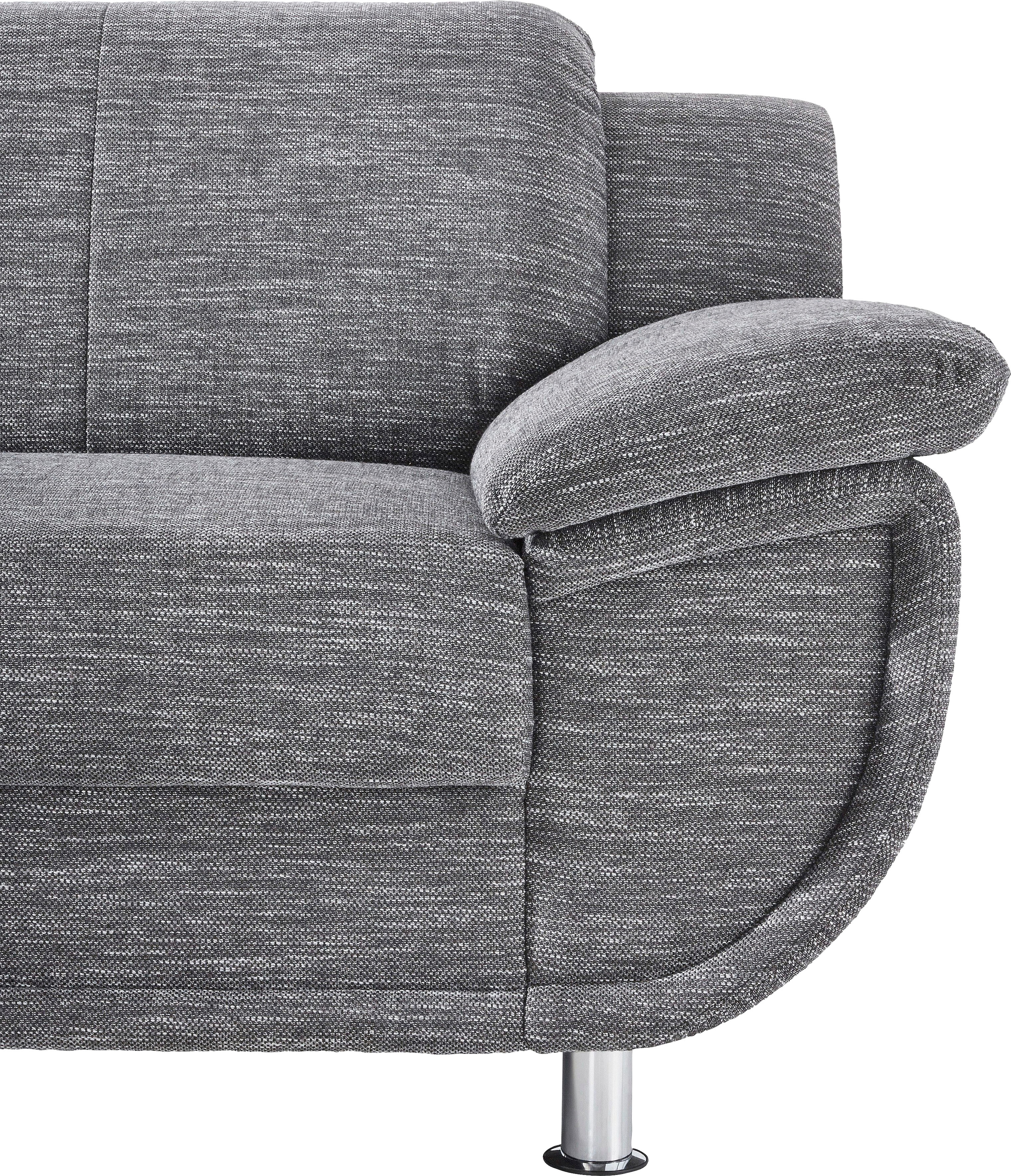 TRENDMANUFAKTUR Ecksofa »Rondo, L-Form«, wahlweise mit Federkern, wahlweise mit Bettfunktion