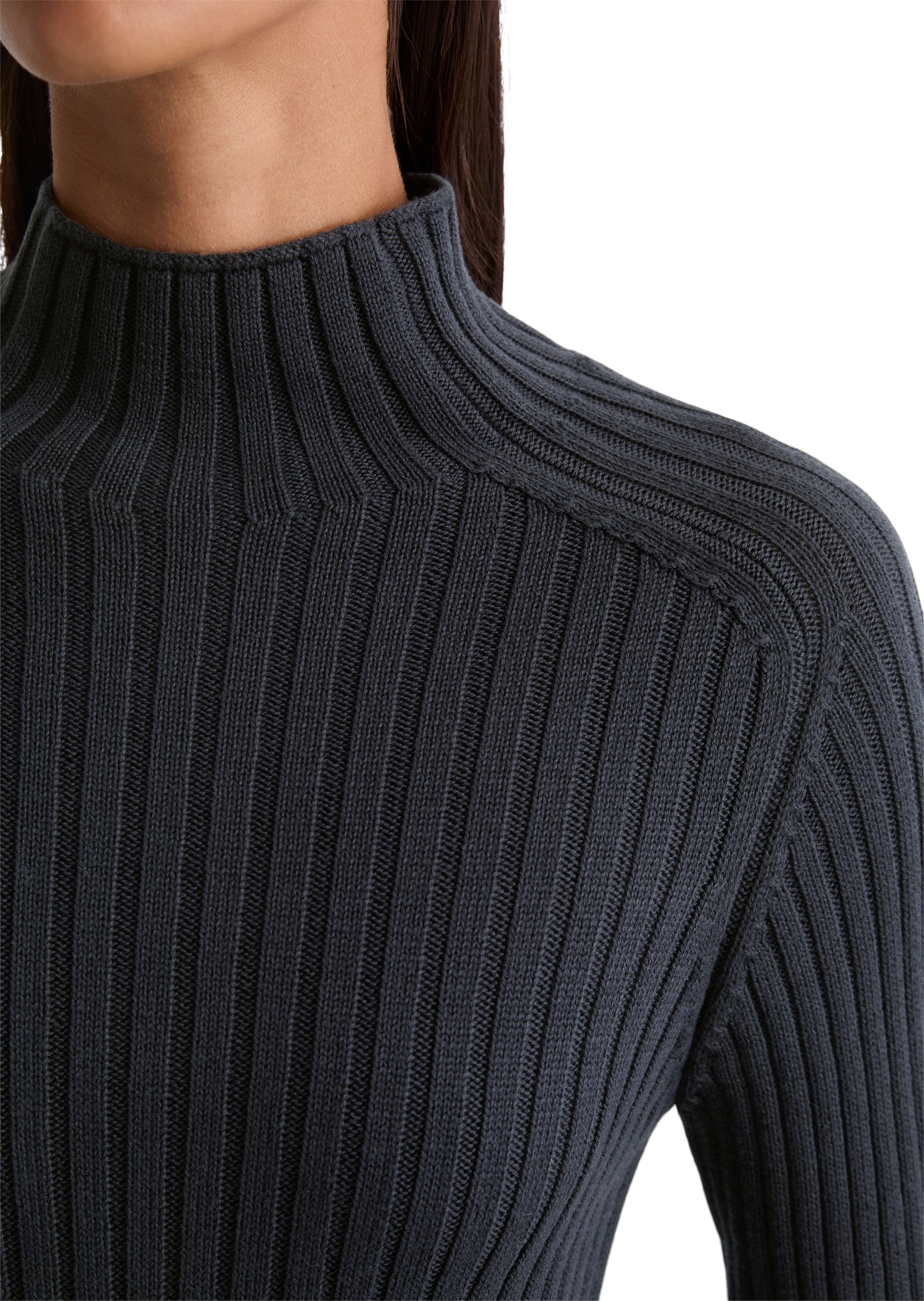 Marc O'Polo Stehkragenpullover »aus Heavy Weight Cotton«