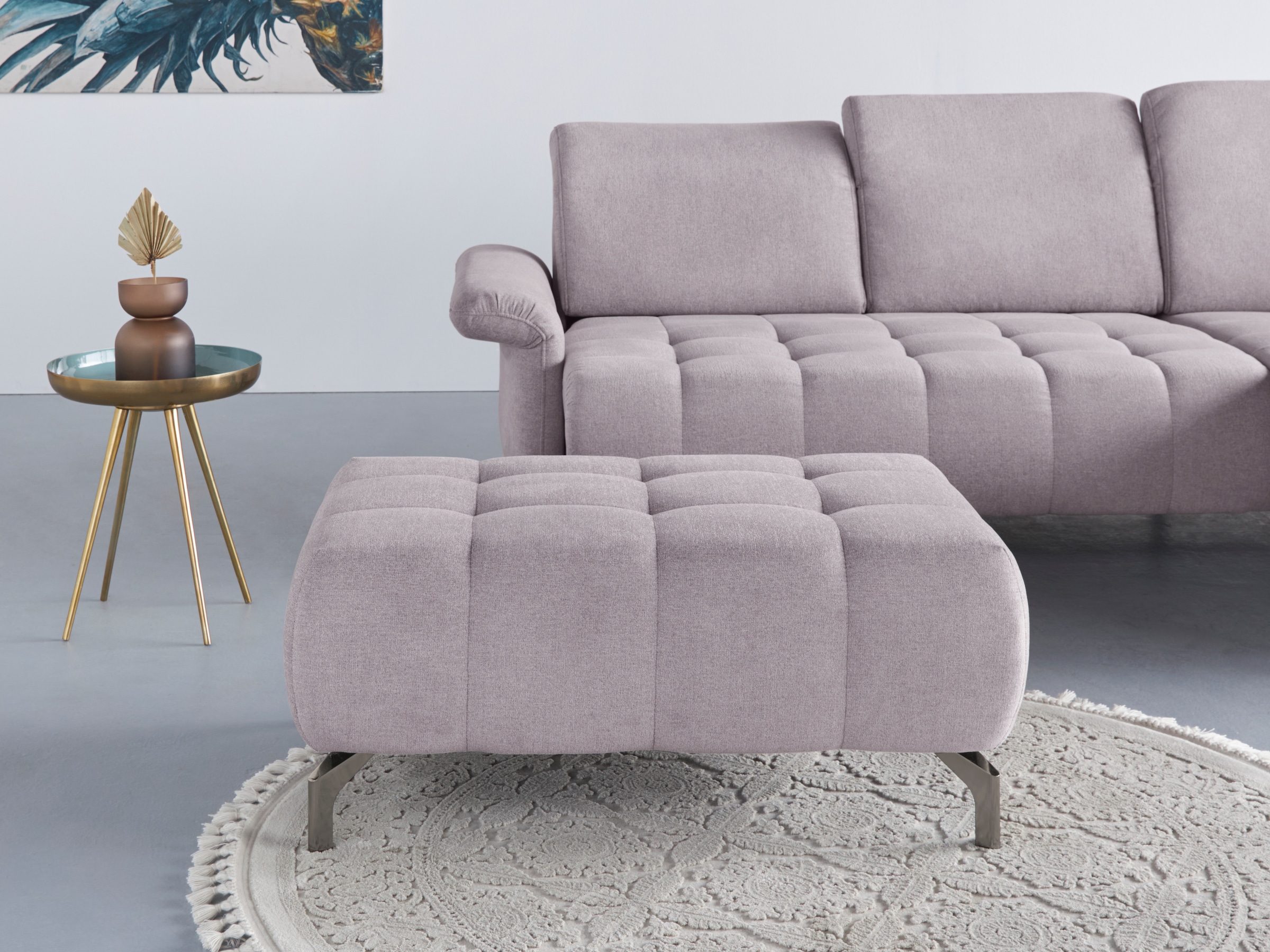 INOSIGN Polsterhocker "Fresh", passend zum Ecksofa "Fresh", auch in Bezug Olympia EASY CLEAN