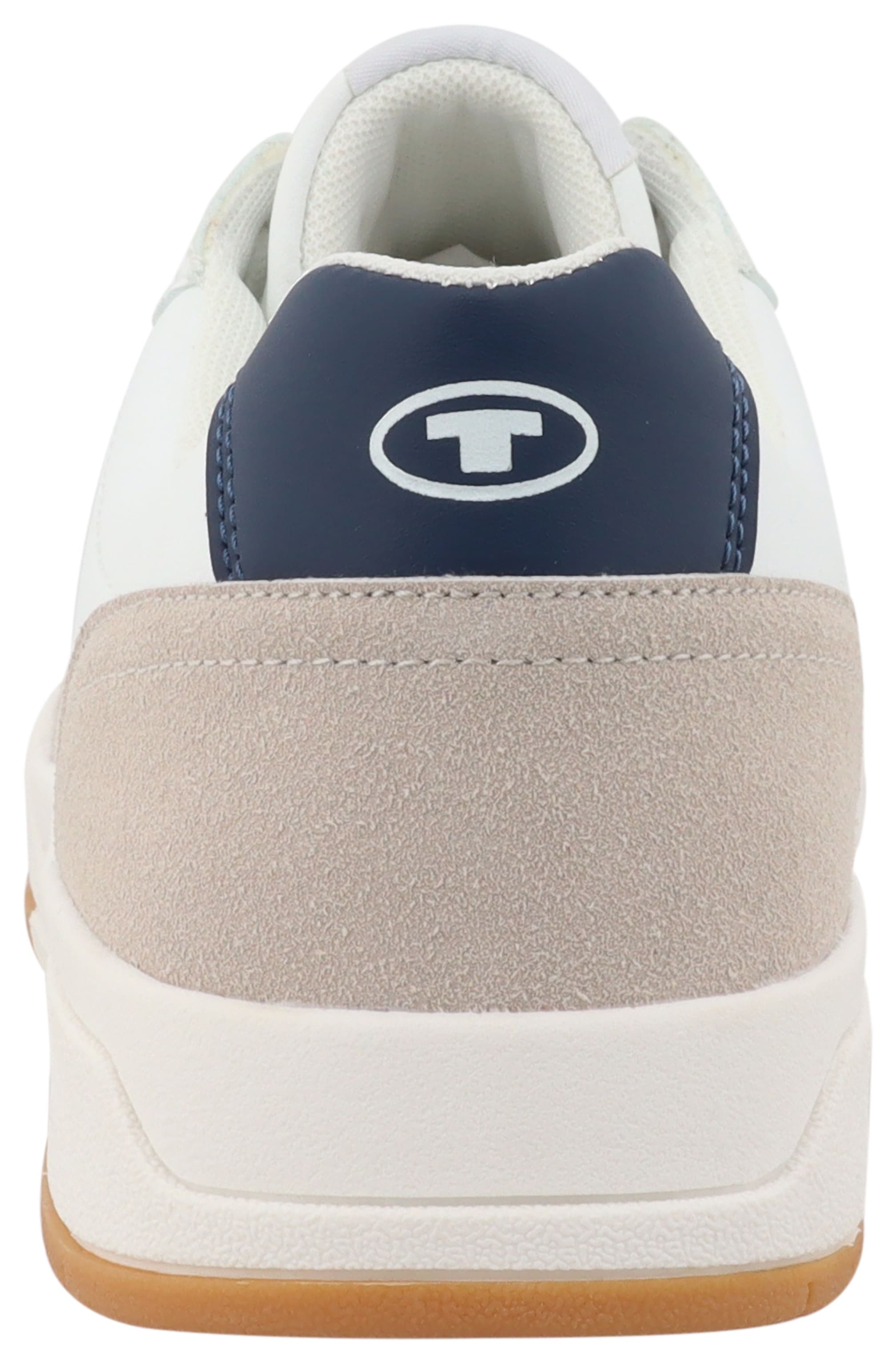 TOM TAILOR Keilsneaker, Freizeitschuh, Halbschuh, Schnürschuh mit Lochmuster