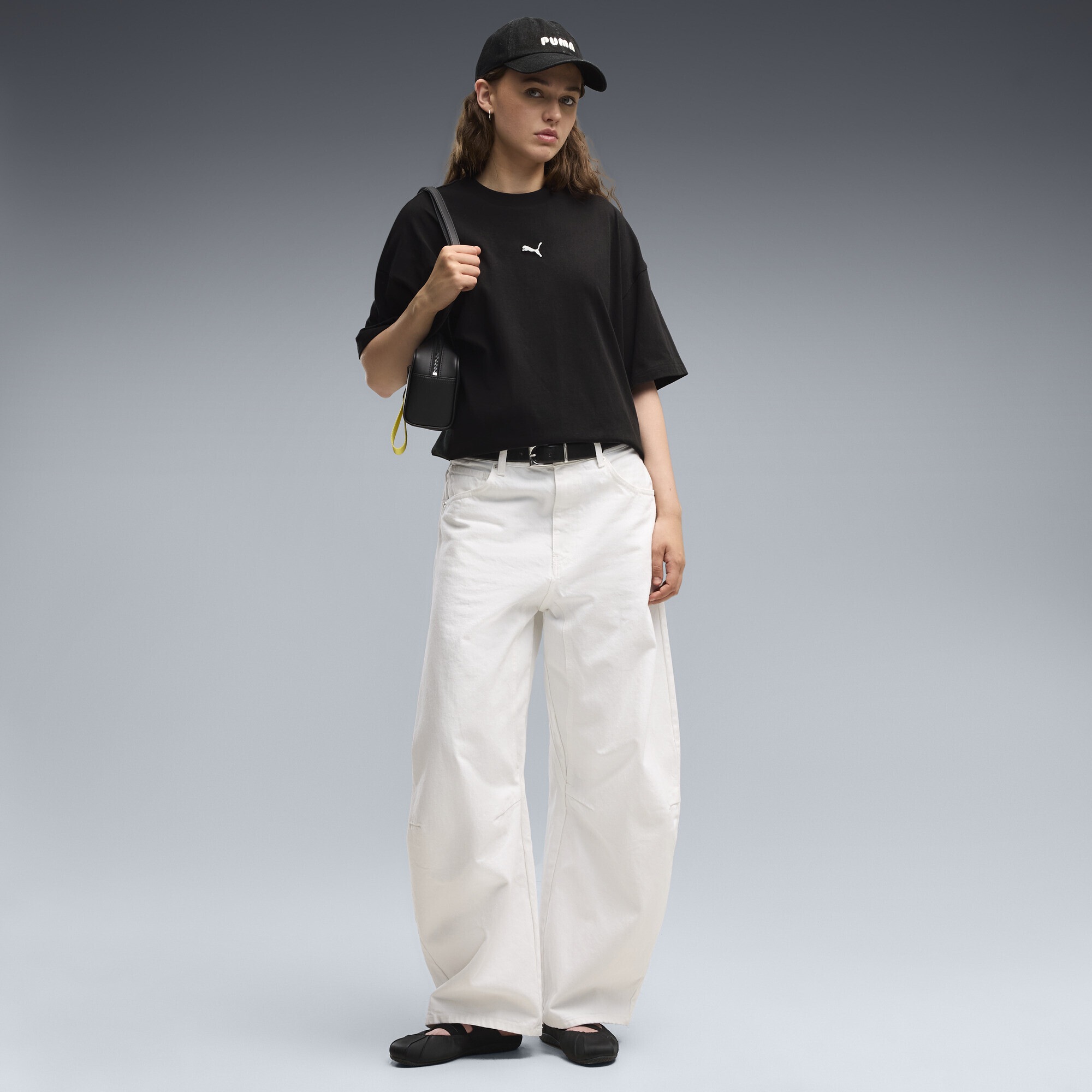 PUMA T-Shirt »Essentials Oversized T-Shirt Damen«