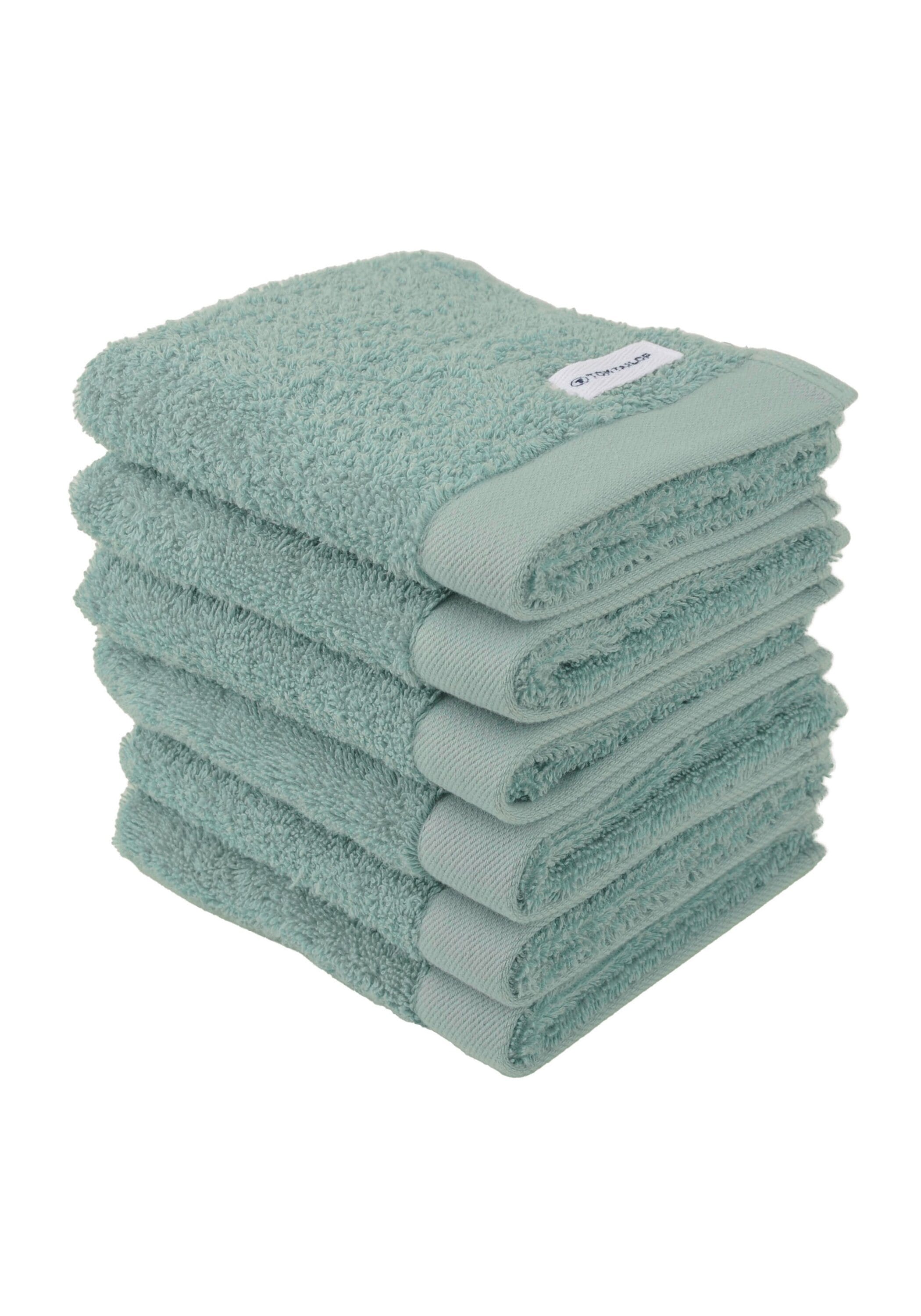 TOM TAILOR Gästehandtuch "Gästetuch Color Bath Guest Towel 6er Pack"