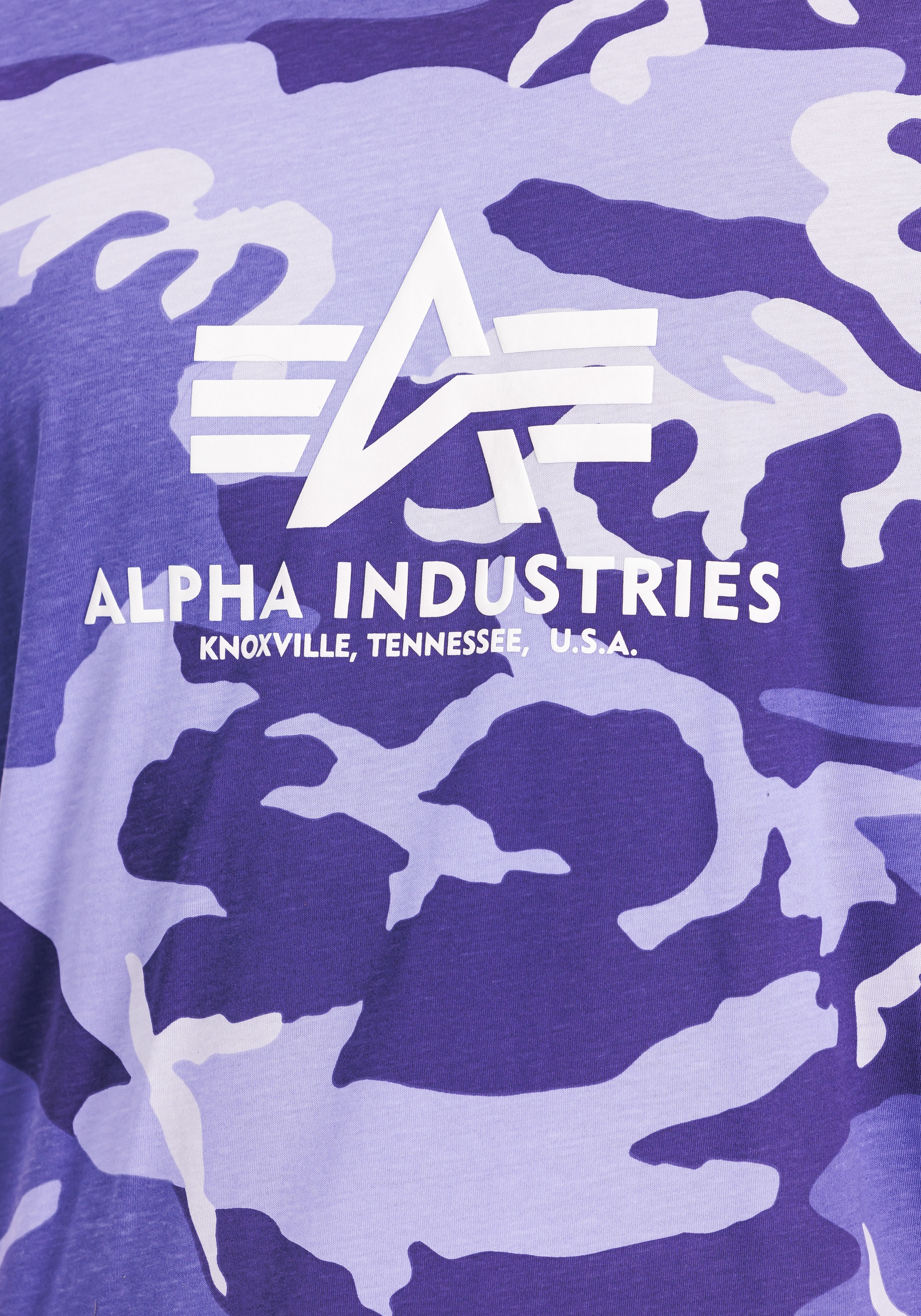 Alpha Industries T-Shirt »Alpha Industries Men - T-Shirts Basic T-Shirt BL Camo PP«
