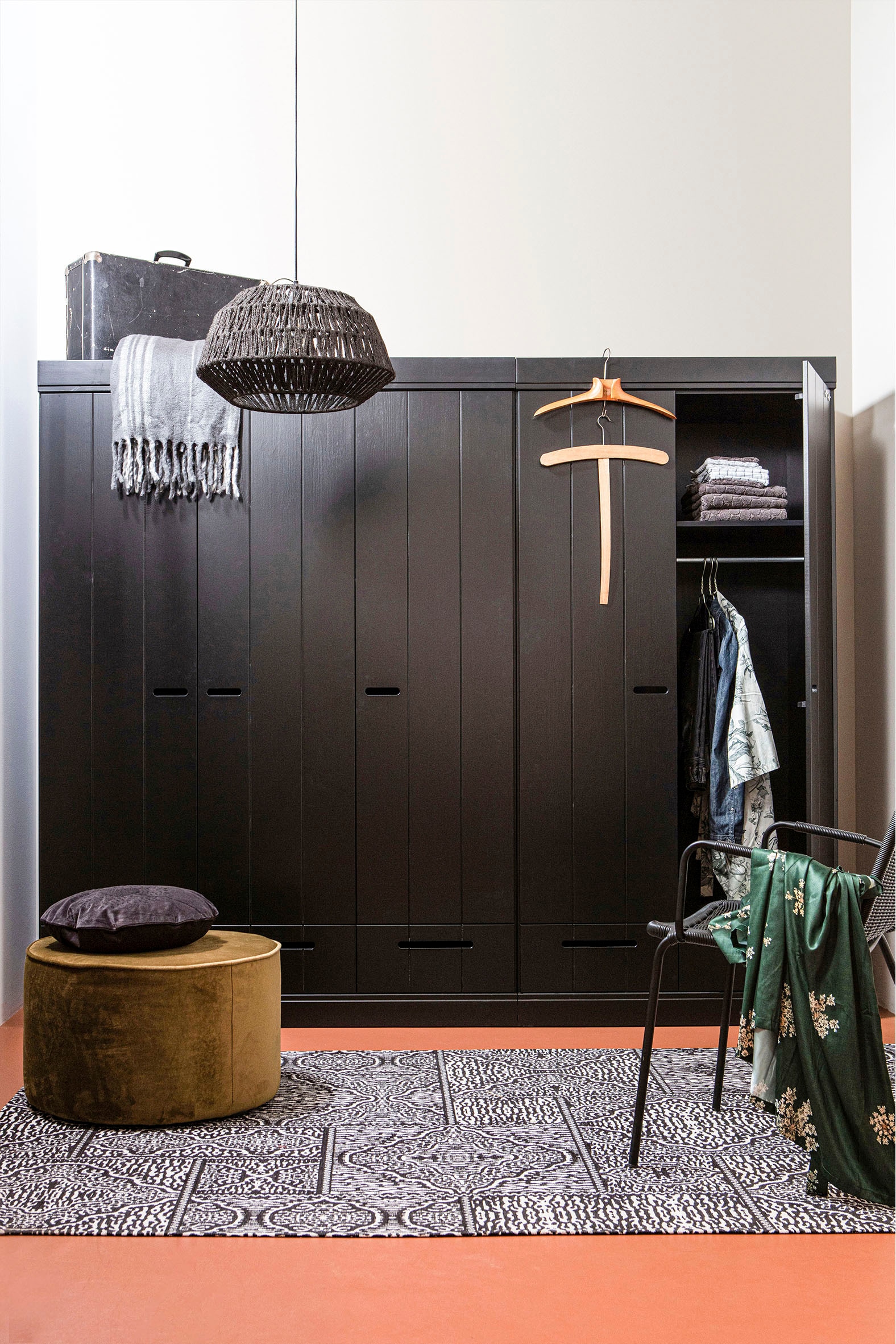 WOOOD Garderobenschrank »Connect«, mit Kleiderstange, Breite 94 cm x Höhe 195 cm