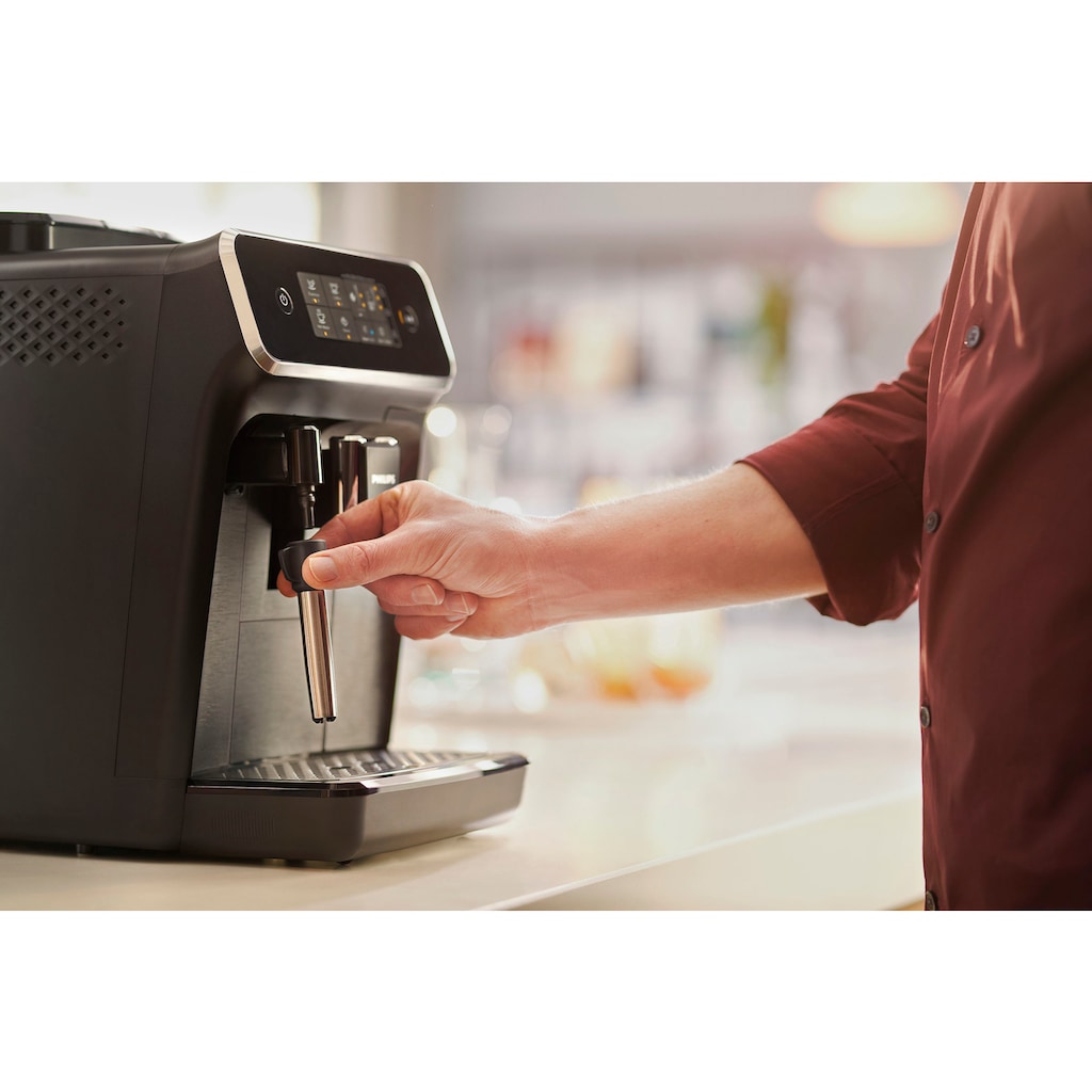 Philips Kaffeevollautomat »2200 Serie EP2220/40 Pannarello«, 2 Kaffeespezialitäten, individuell anpassbarer Aromastärke