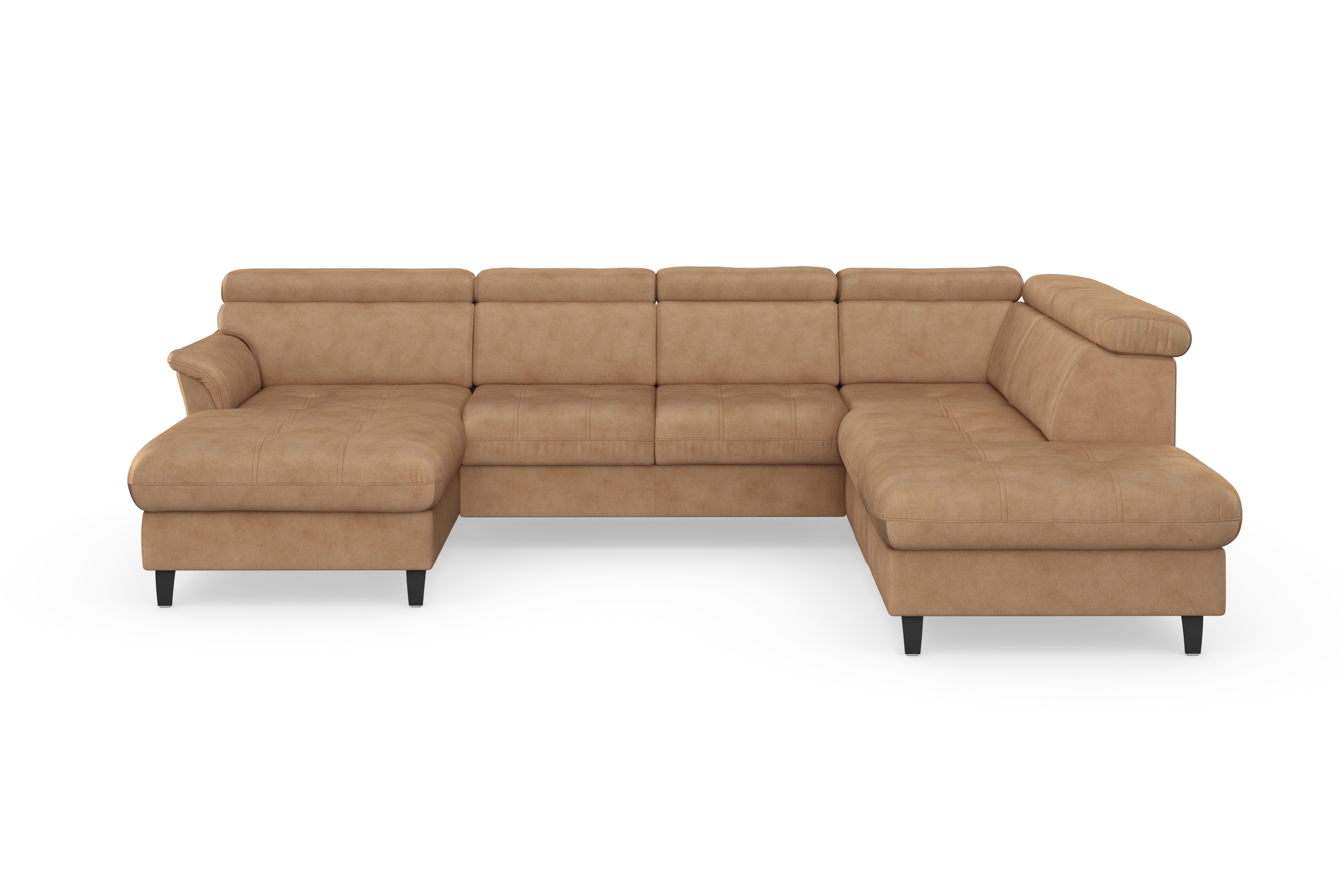 sit&more Wohnlandschaft "Marano U-Form" inklusive Kopfteilverstellung, optional Schlaffunktion & Bettkasten