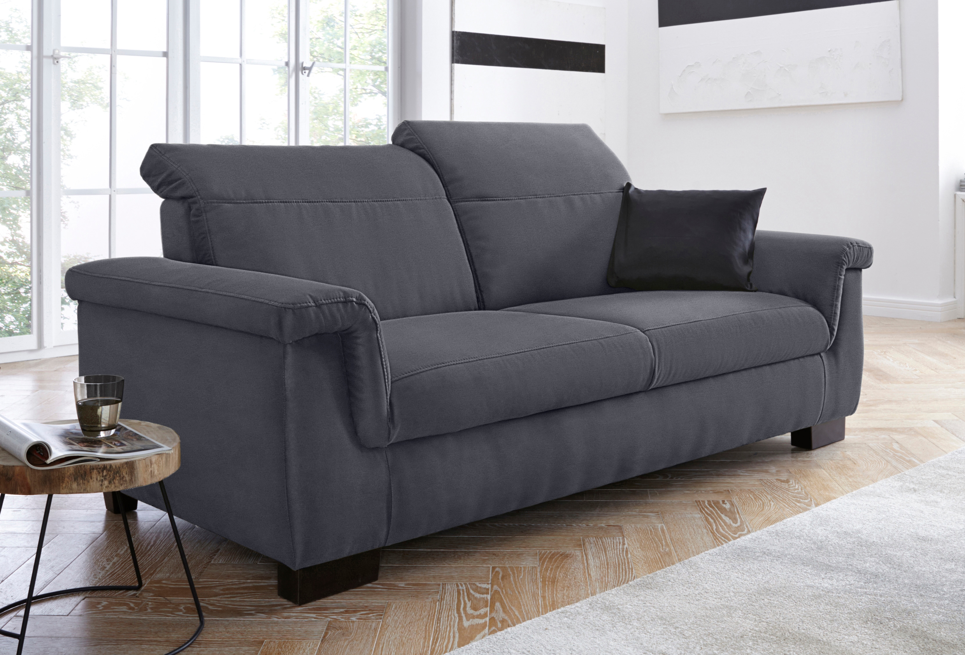 DOMO collection 2,5-Sitzer "Sully bequem, Breite 210cm, zeitlos und elegant" wahlweise mit Rückenverstellung