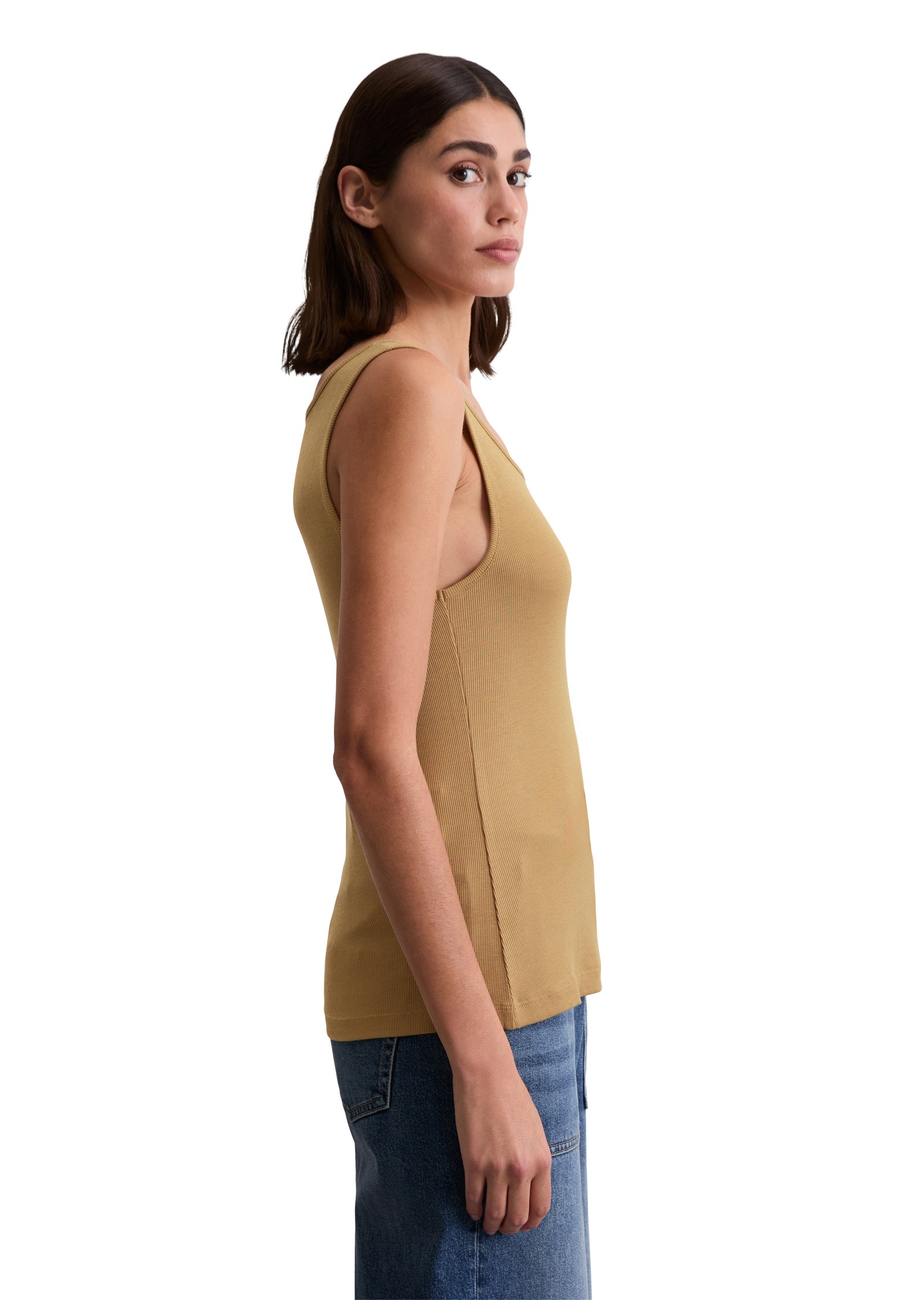 Marc O'Polo T-Shirt »aus softem Rippjersey«