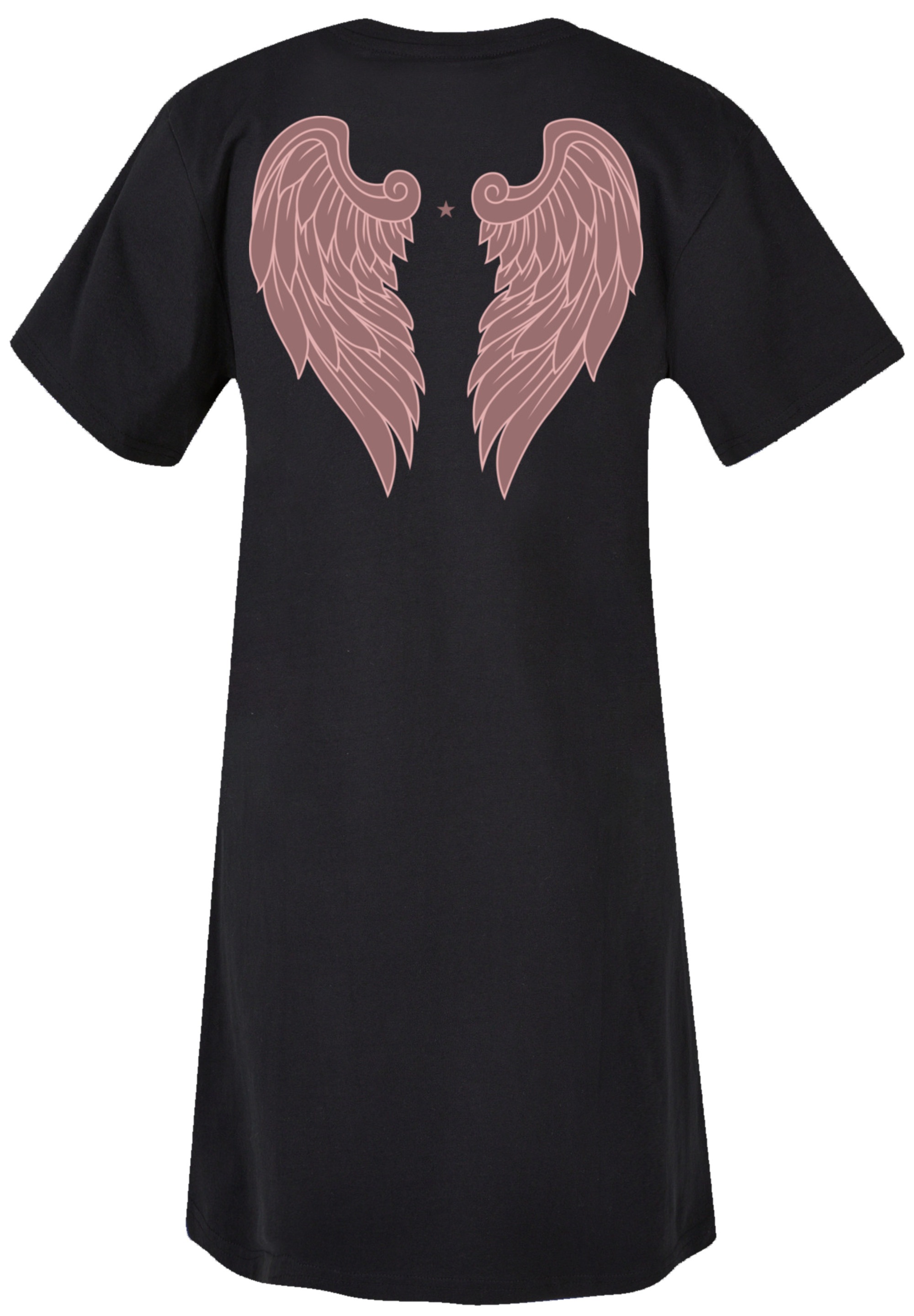 F4NT4STIC Shirtkleid "Engel Damen T-Shirt Kleid" Ohne Taschen Print günstig online kaufen