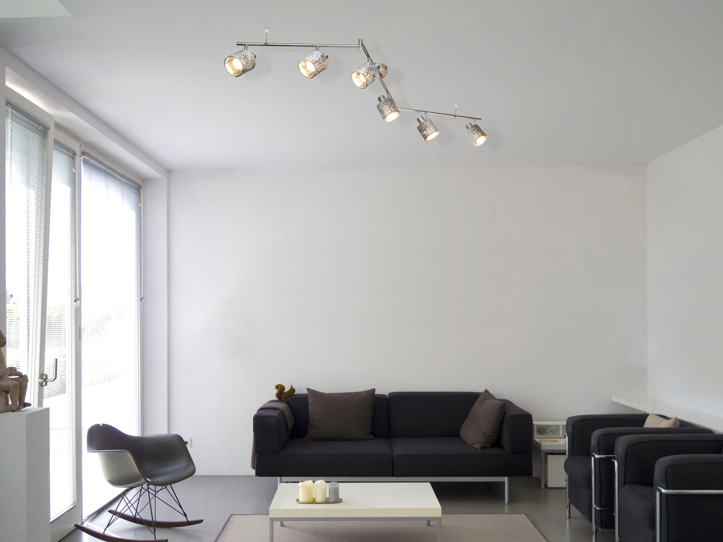 GLOBO LIGHTING Deckenstrahler »ALYS« E14 1 Stk. Spot Deckenspot Flur Schlafzimmer Wohnzimmer