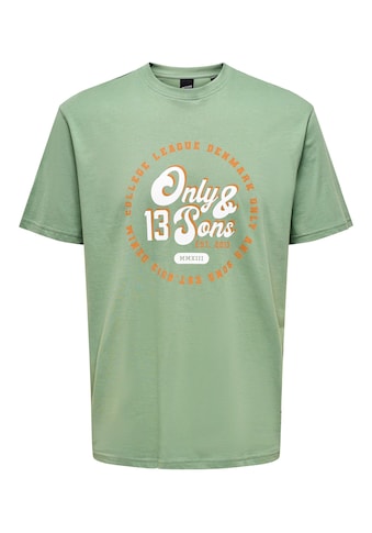 Rundhalsshirt »ONSLENNY LIFE REG VINTAGE PRINT TEE NOOS«