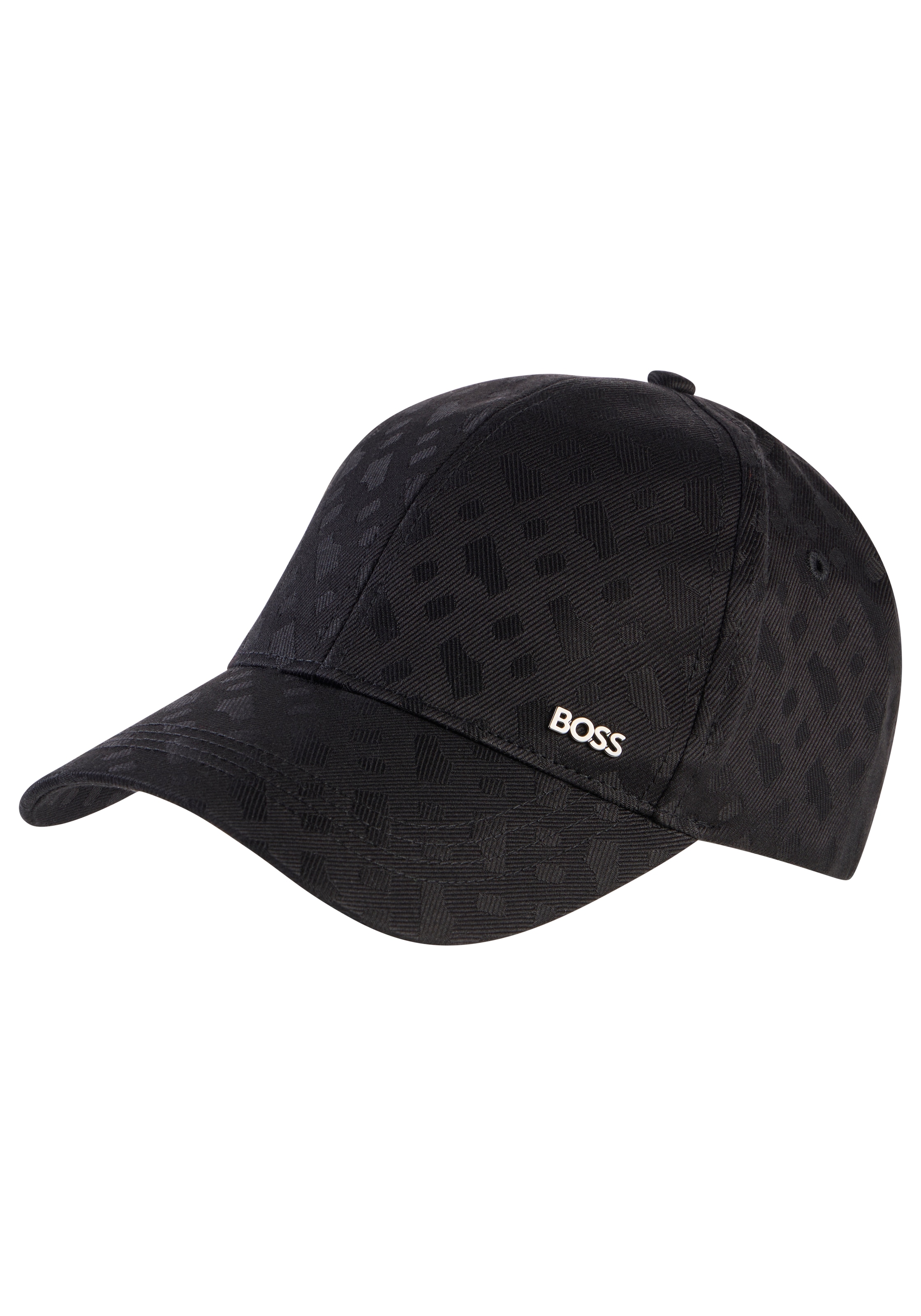 BOSS Baseball Cap »Zed-M« mit Logoschriftzug, tonales Muster