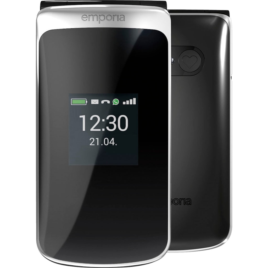 Emporia Smartphone »emporiaTOUCHsmart.2«, schwarz, 8,25 cm/3,25 Zoll, 8 GB Speicherplatz, 8 MP Kamera