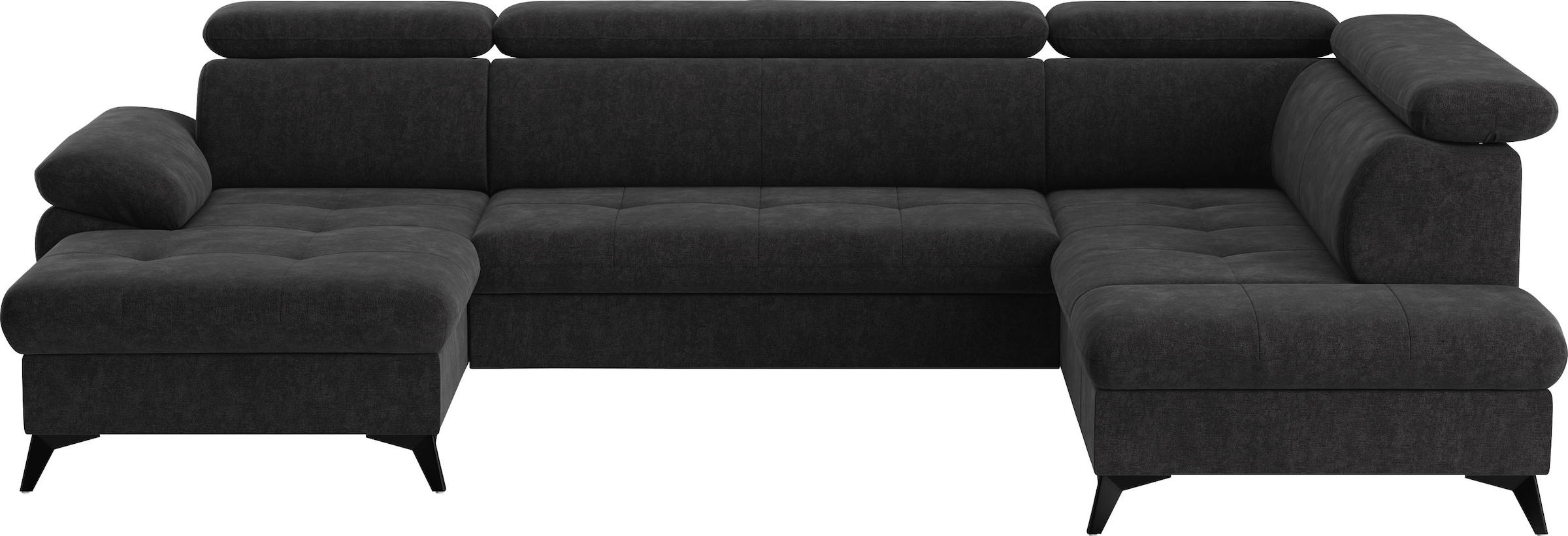 COTTA Wohnlandschaft »Hudson U-Form«, mit Kopfteilverstellung, wahlweise mit Bettfunktion & Bettkasten