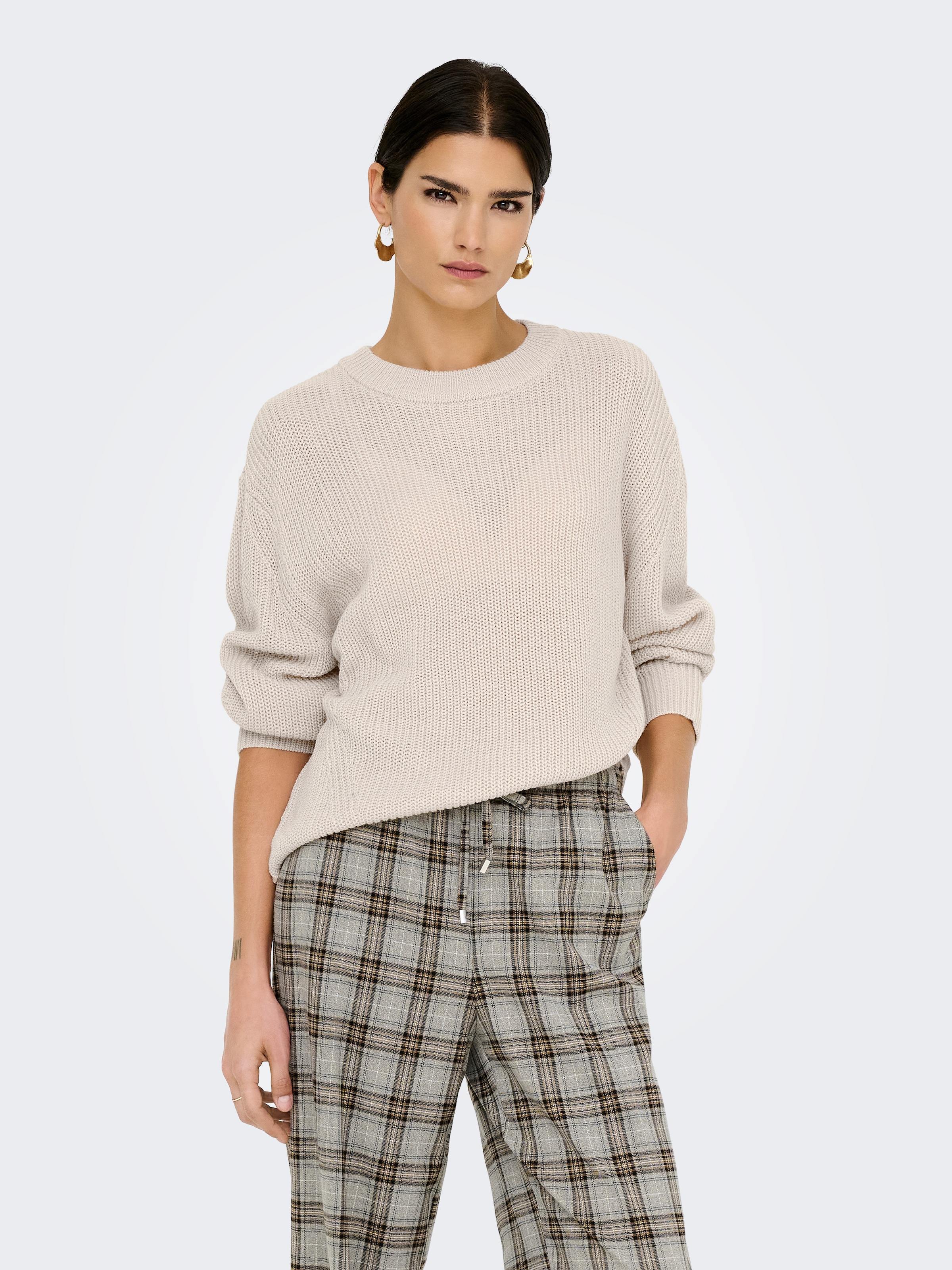 ONLY Strickpullover "ONLMILOUZ LS RIB PULLOVER KNT NOOS" günstig online kaufen