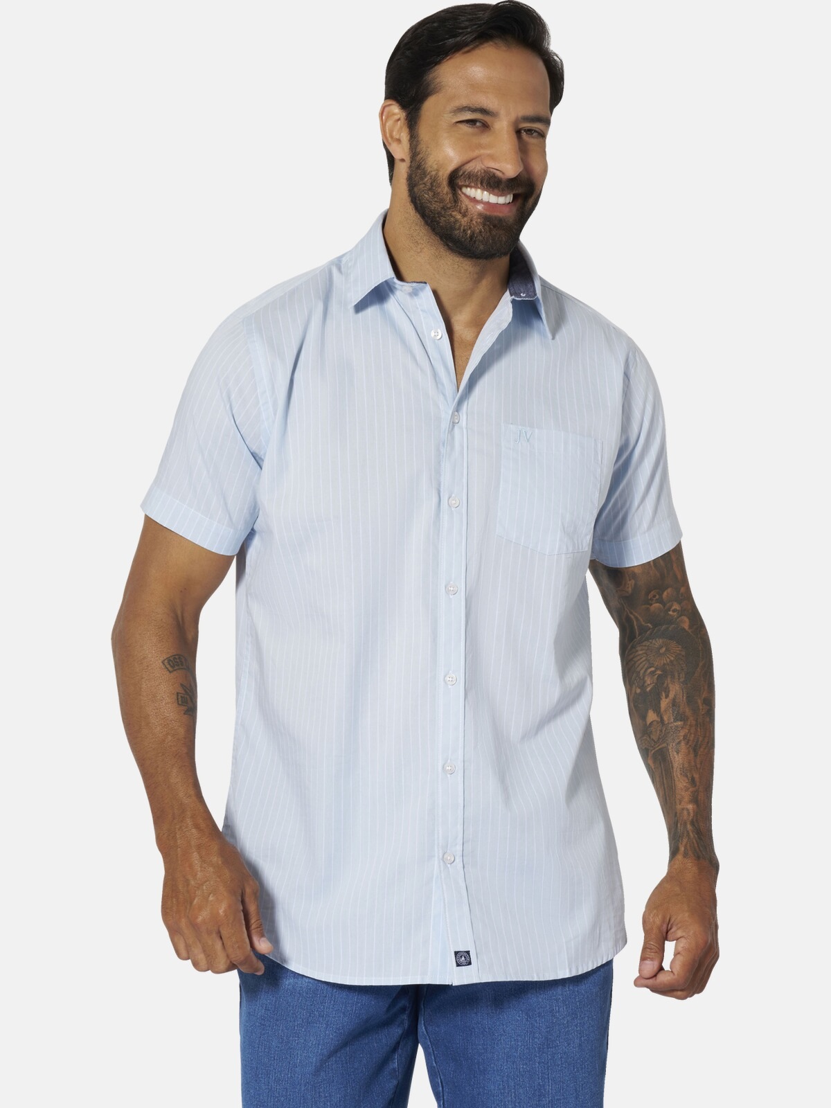 Jan Vanderstorm Streifenhemd "Streifenhemd PERTTU" günstig online kaufen