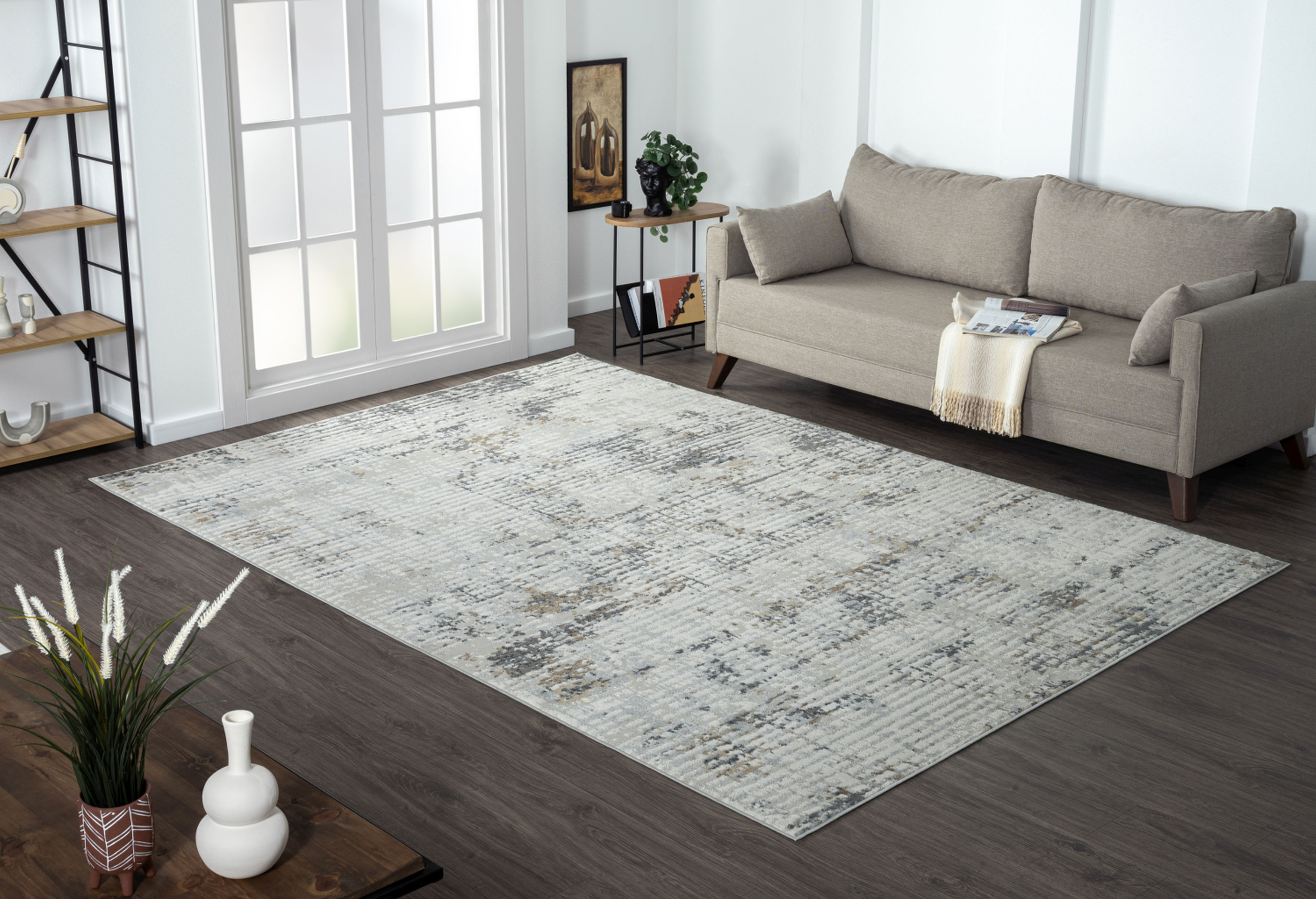 Myflair Möbel & Accessoires Teppich "My Joy, LAGERRÄUMUNG" rechteckig 8 mm Höhe Kurzflor, Scandi-Design, besonders weich durch Microfaser