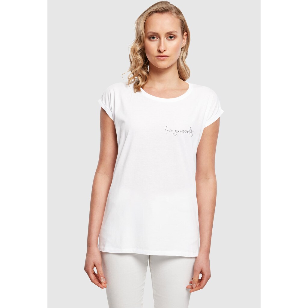 Merchcode T-Shirt »Merchcode Damen Ladies Love Yourself T-Shirt«, (1 tlg.)