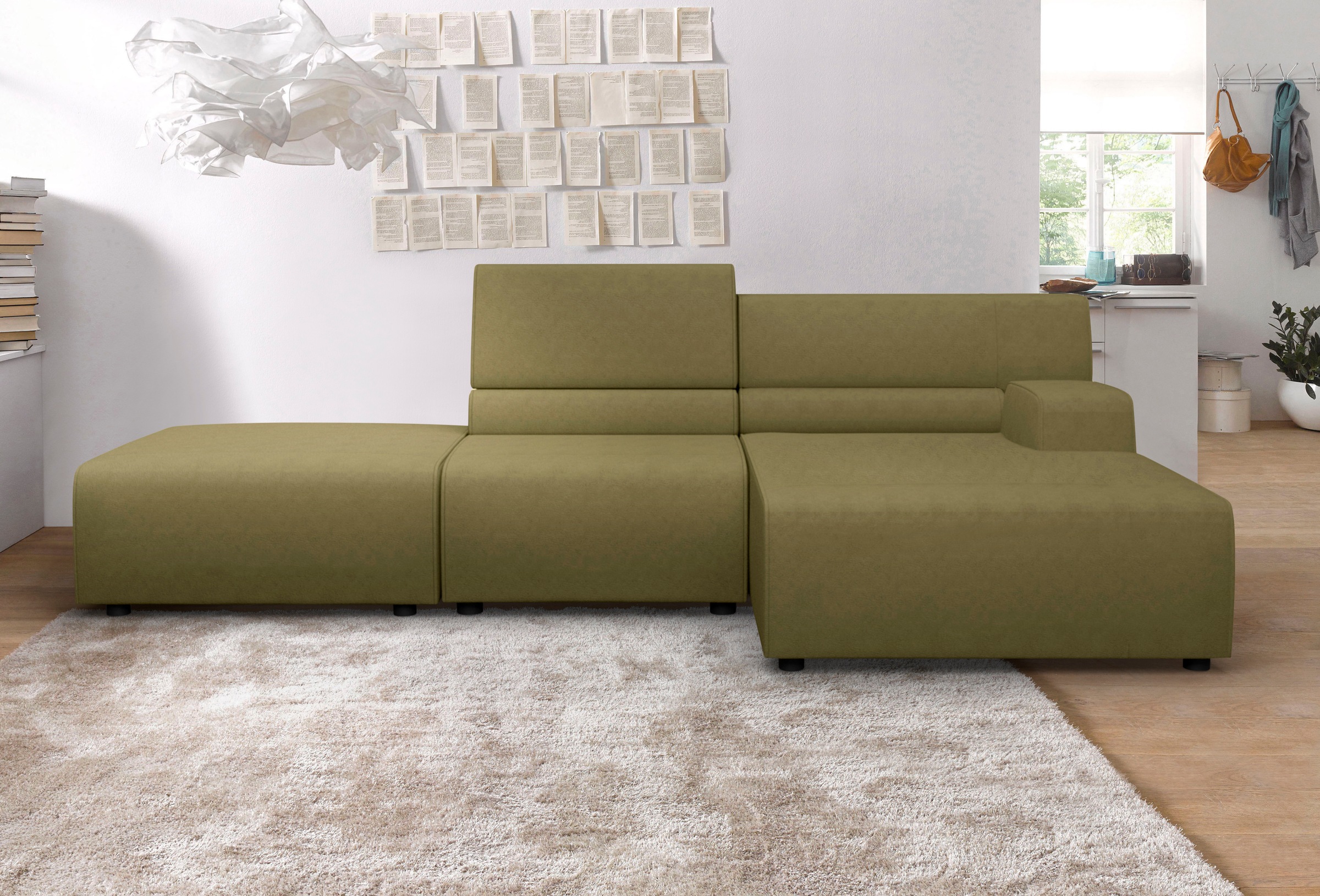 Egoitaliano Ecksofa "Babouche, Designsofa mit außergewöhnlichem Sitzkomfort zum Wohlfühlen"