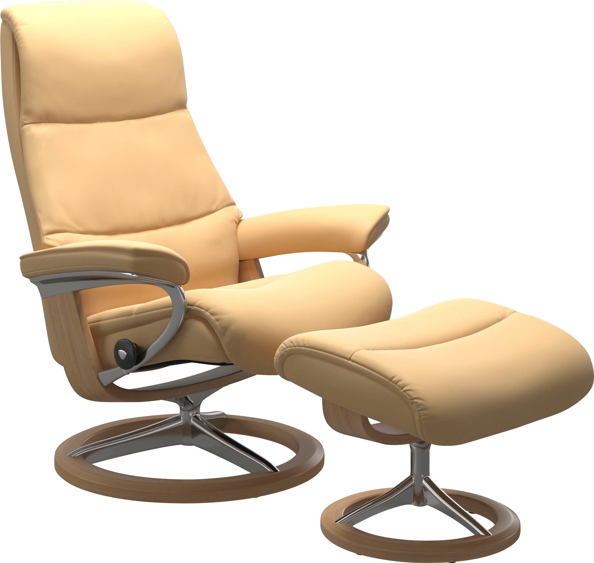 Stressless "View" Set, Relaxsessel mit Hocker, mit Signature Base, Größe M, günstig online kaufen