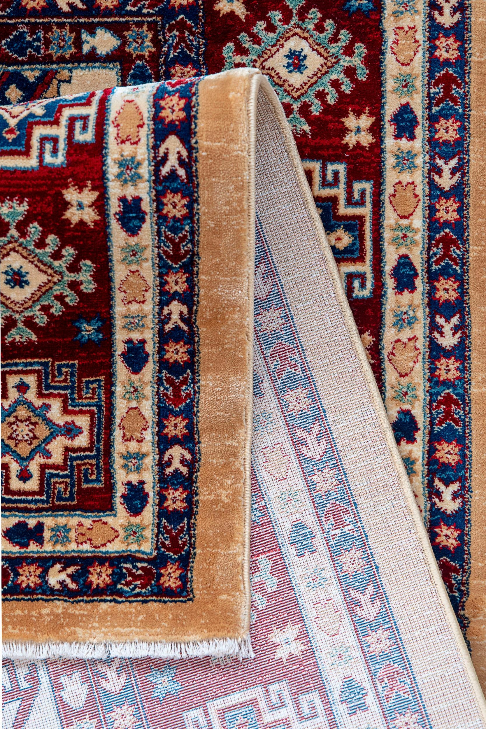 »Ornament Teppich BAUR rechteckig, Orient-Optik, mit | Wohnzimmer Sehrazat Rechnung Fransen, 1354«, Kurzflor, auf