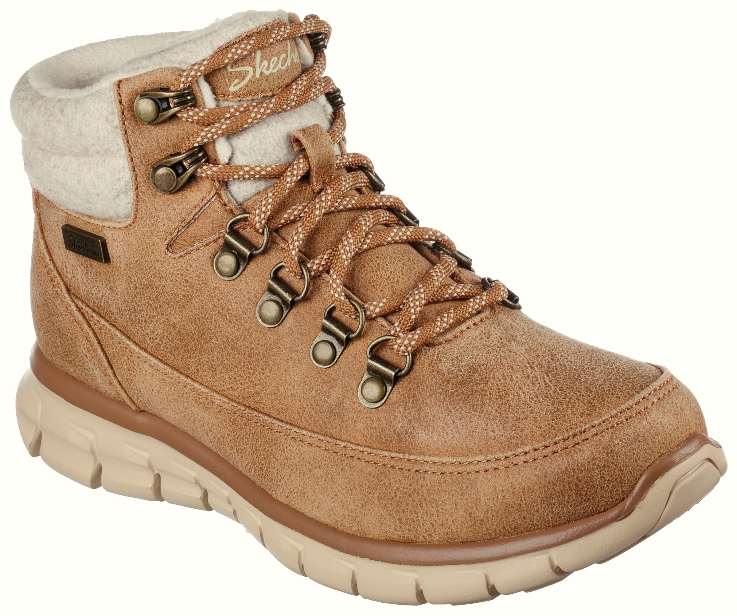 Skechers Winterboots "SYNERGY-COOL SEEKER", Trekkingschuh, Winterstiefel mit rutschhemmender Laufsohle