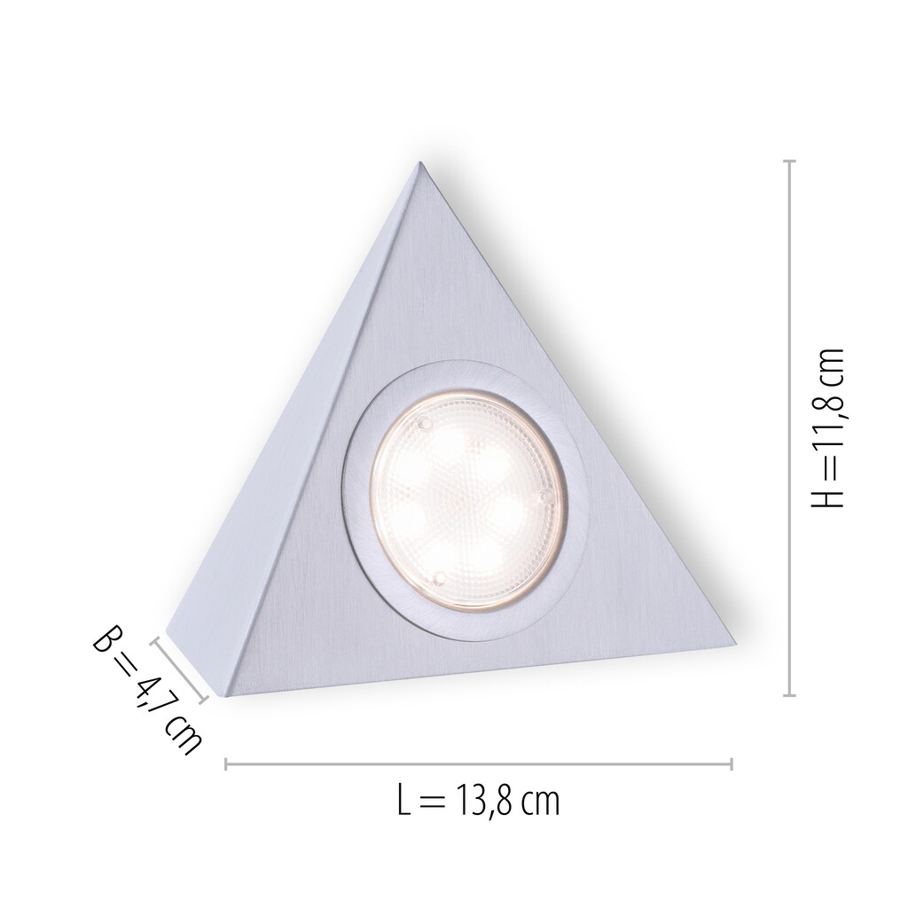 JUST LIGHT Unterschrankleuchte »THEO«, 3 flammig-flammig