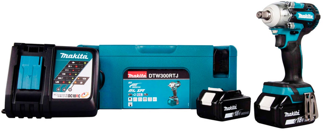 Makita Akku-Schlagschrauber »DTW300RTJ« (Set ...