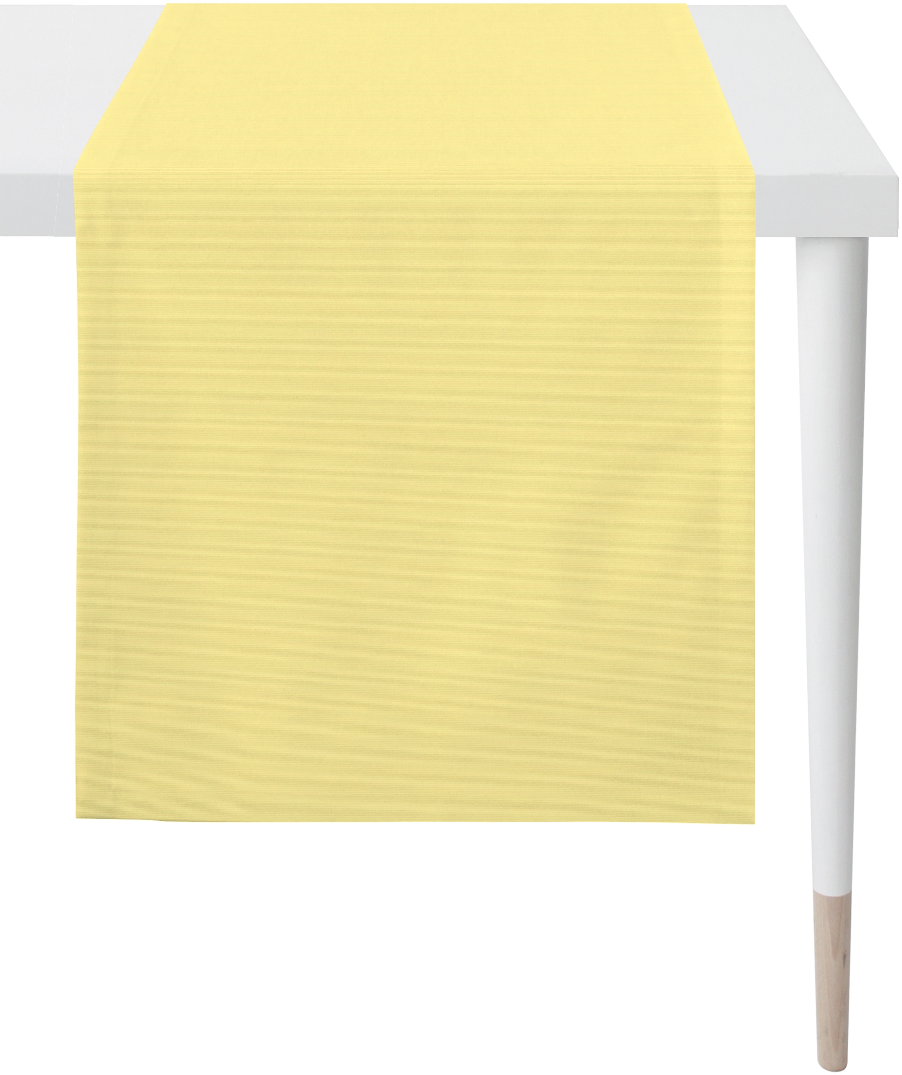APELT Tischläufer "4362 Rips-Uni" UNI-BASIC günstig online kaufen