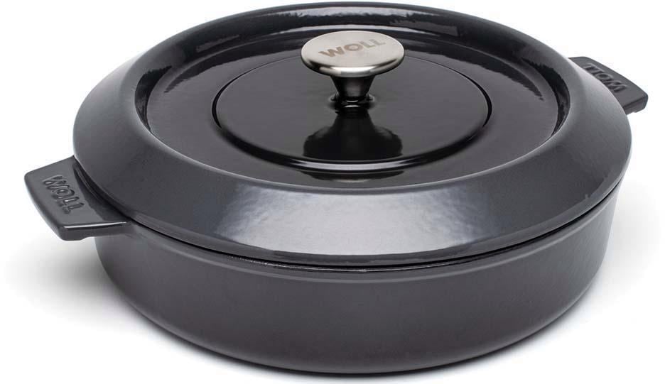WOLL Kasserolle »Iron«, Gusseisen, (1 tlg.), Ø 28 cm, Induktion