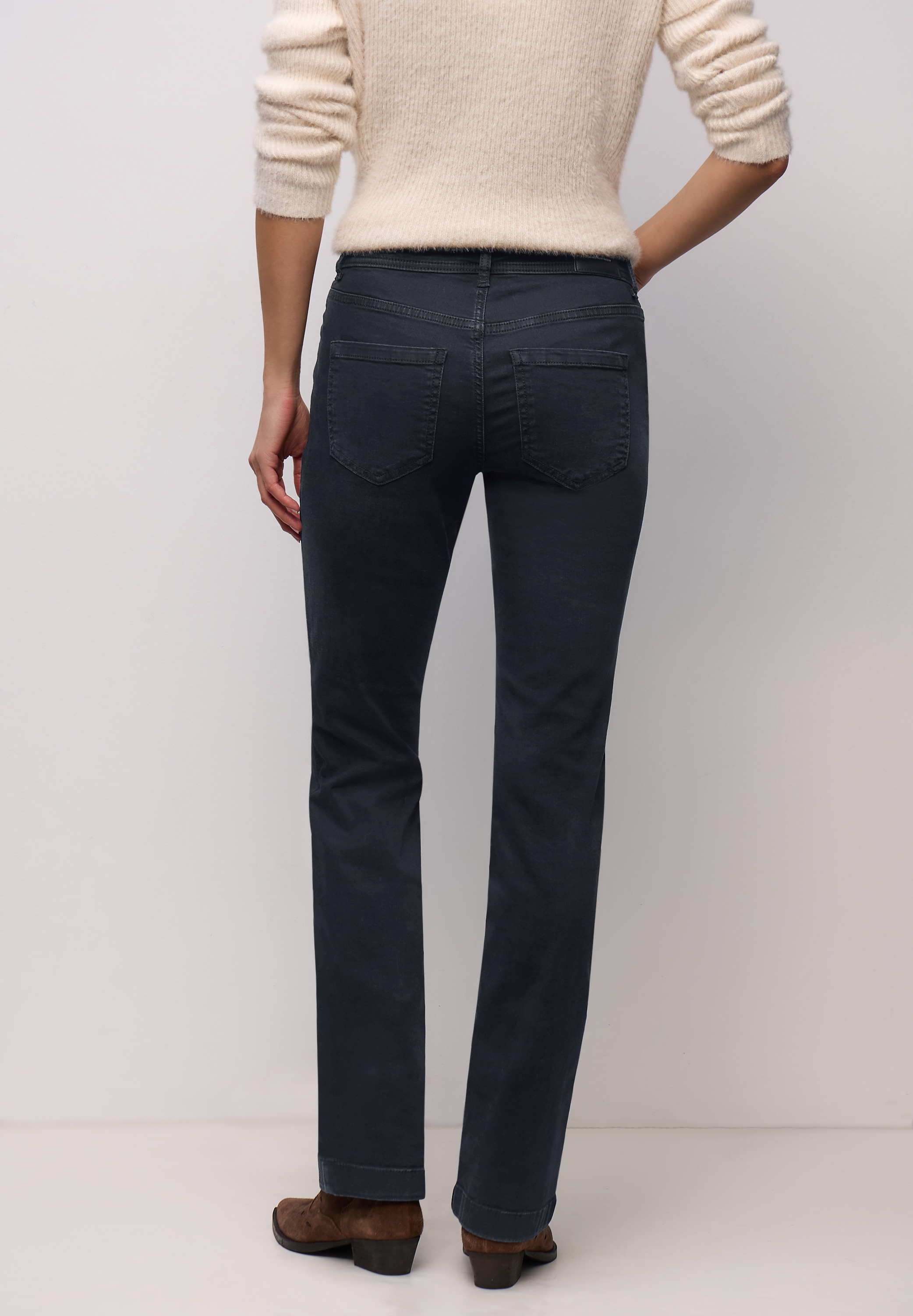 STREET ONE Slim-fit-Jeans Middle Waist günstig online kaufen