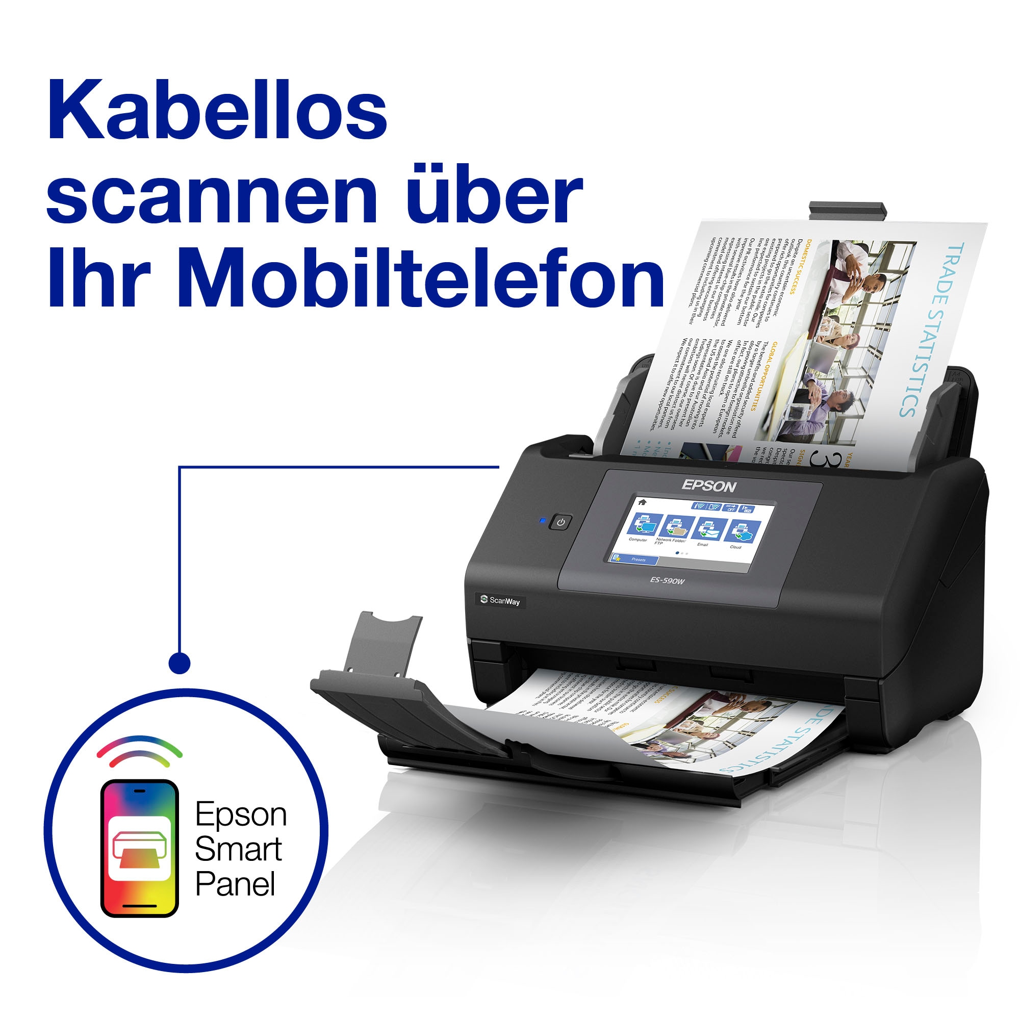 Epson Multifunktionsdrucker »EPSON WorkForce ES-590W Document scanner«