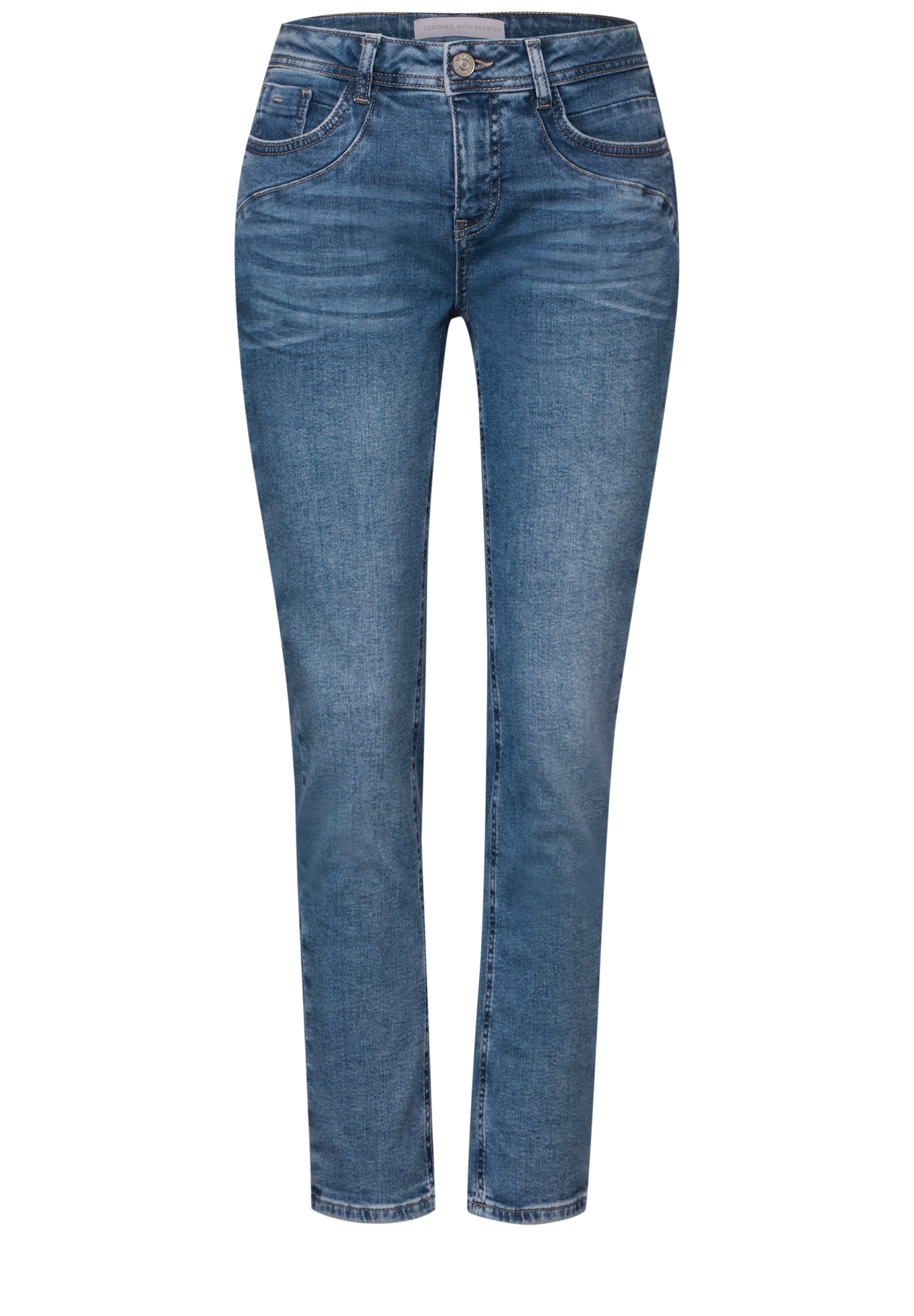 STREET ONE Loose-fit-Jeans, aus Baumwolle mit Stretchanteil