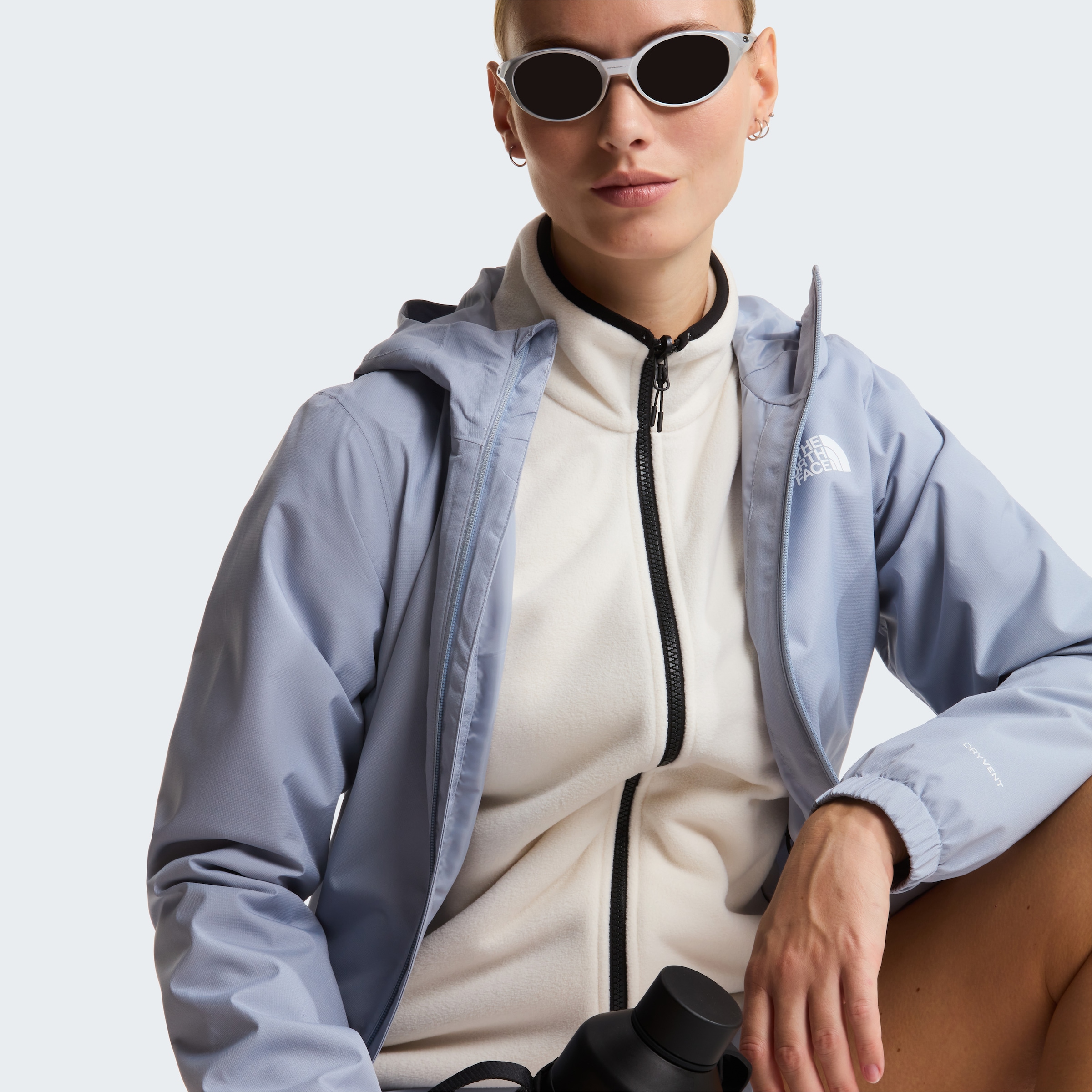 The North Face Funktionsjacke »W QUEST JACKET« mit Kinnschutz, atmungsaktiv, wasserabweisend, windabweisend, leicht