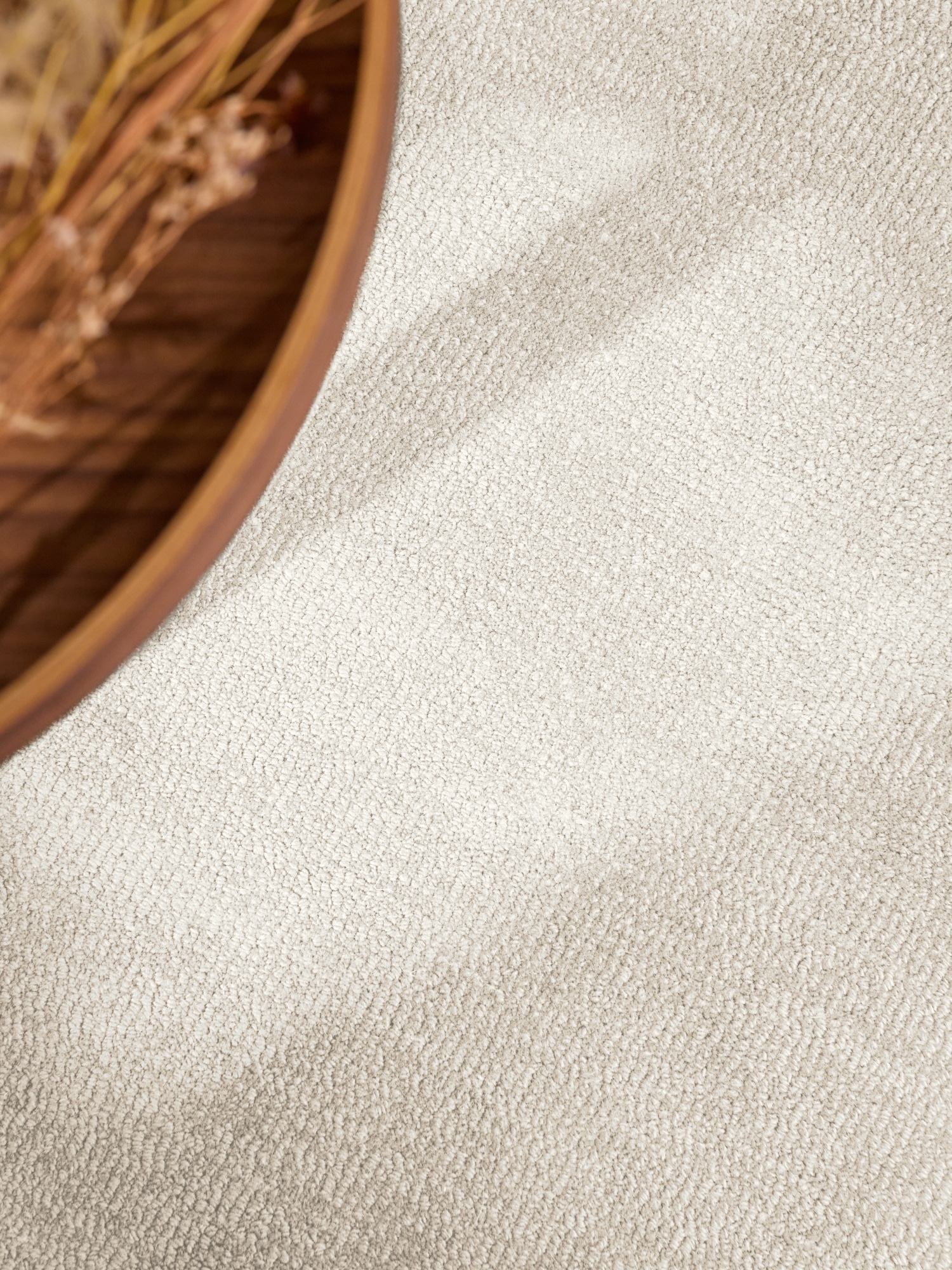 Villeroy & Boch Teppich »Wollteppich Kivi« rechteckig 17 mm Höhe Handgewebt, Wolle, Bordüre, Einfarbig, Läufer, Wohnzimmer, Organisch