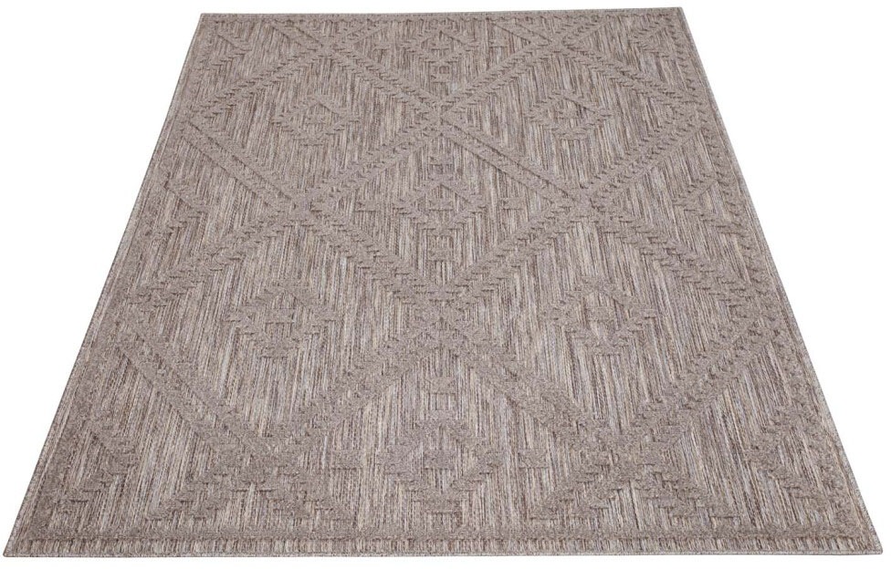 Carpet City Teppich "In-& Outdoorteppich Santorini 454, 3D-Effekt, Raute-Op günstig online kaufen