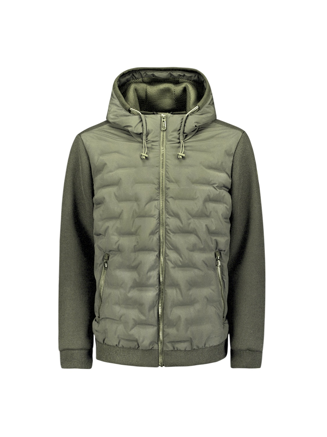NO EXCESS Steppjacke »No Excess Jacke mit Strickärmeln«