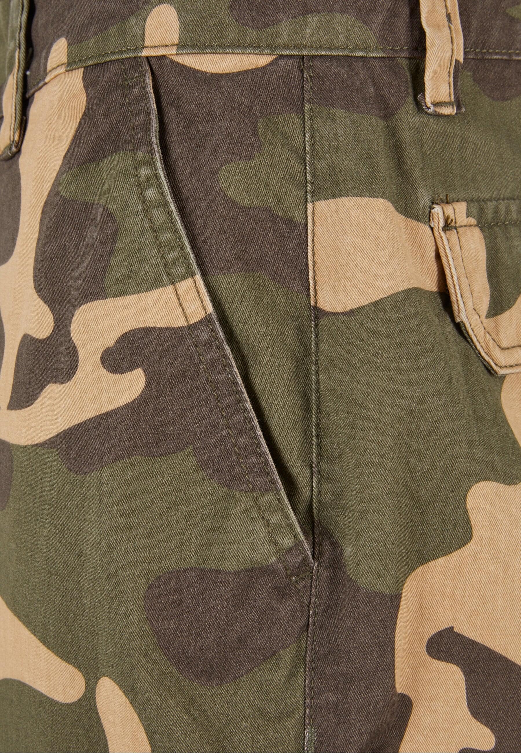 URBAN CLASSICS Cargohose »Urban Classics Herren Straight Leg Camo Cargo Pants«, (1 tlg.)