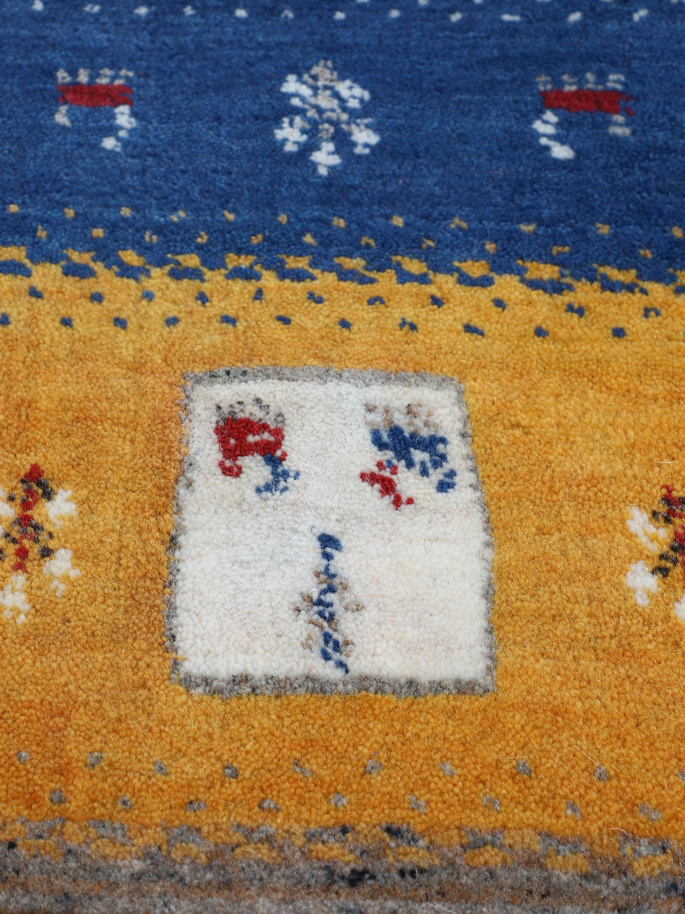 carpetfine Läufer »Gabbeh Soni«, rechteckig, reine Wolle, sehr weicher  Flor, Wohnzimmer auf Rechnung | BAUR