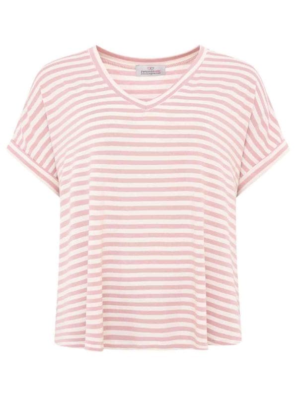 Zwillingsherz T-Shirt »"Maritime Streifen"«, mit hohem Viskoseanteil, One Size