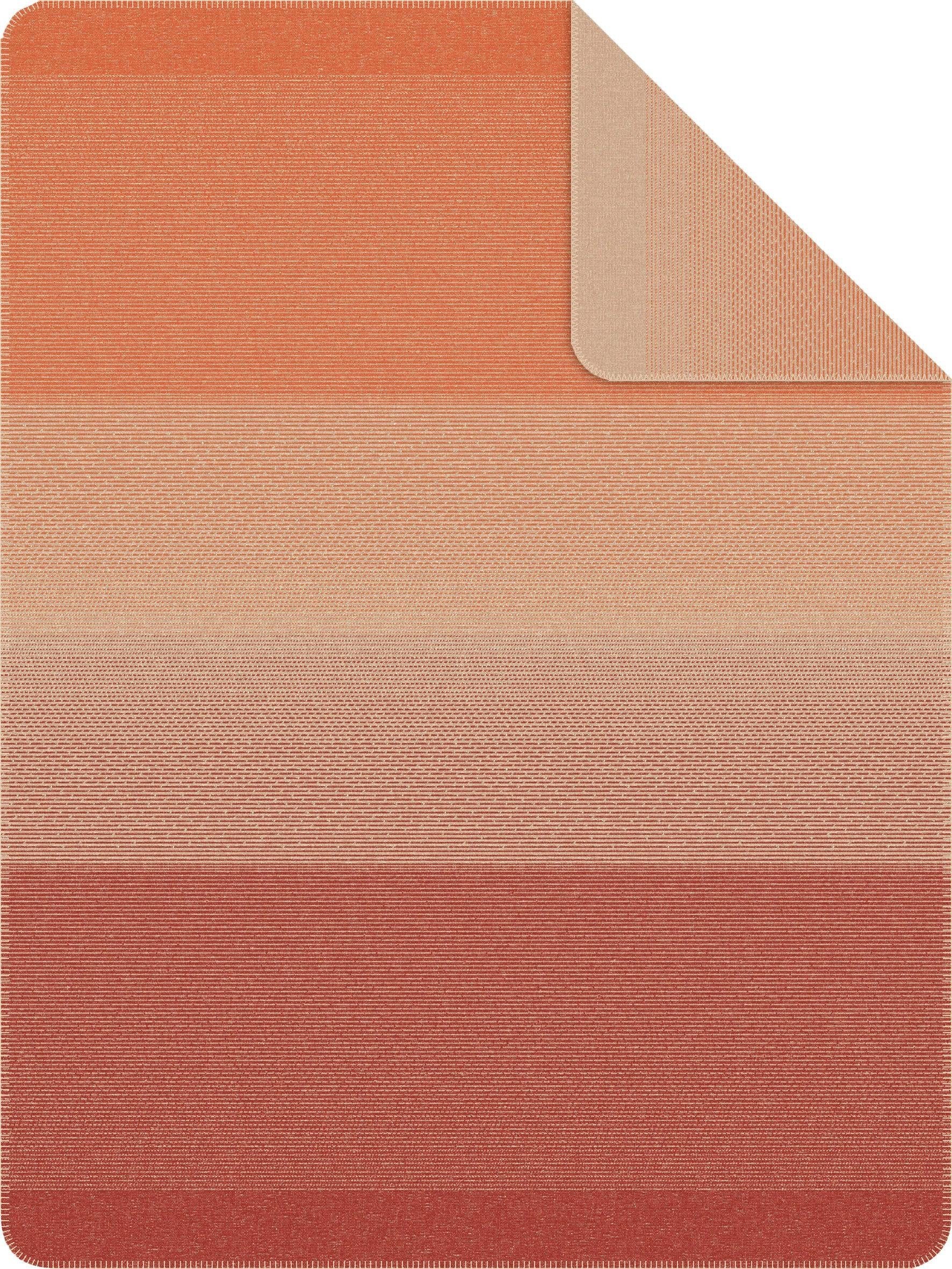 IBENA Wohndecke "Toronto" harmonischer Farbverlauf, Kuscheldecke günstig online kaufen