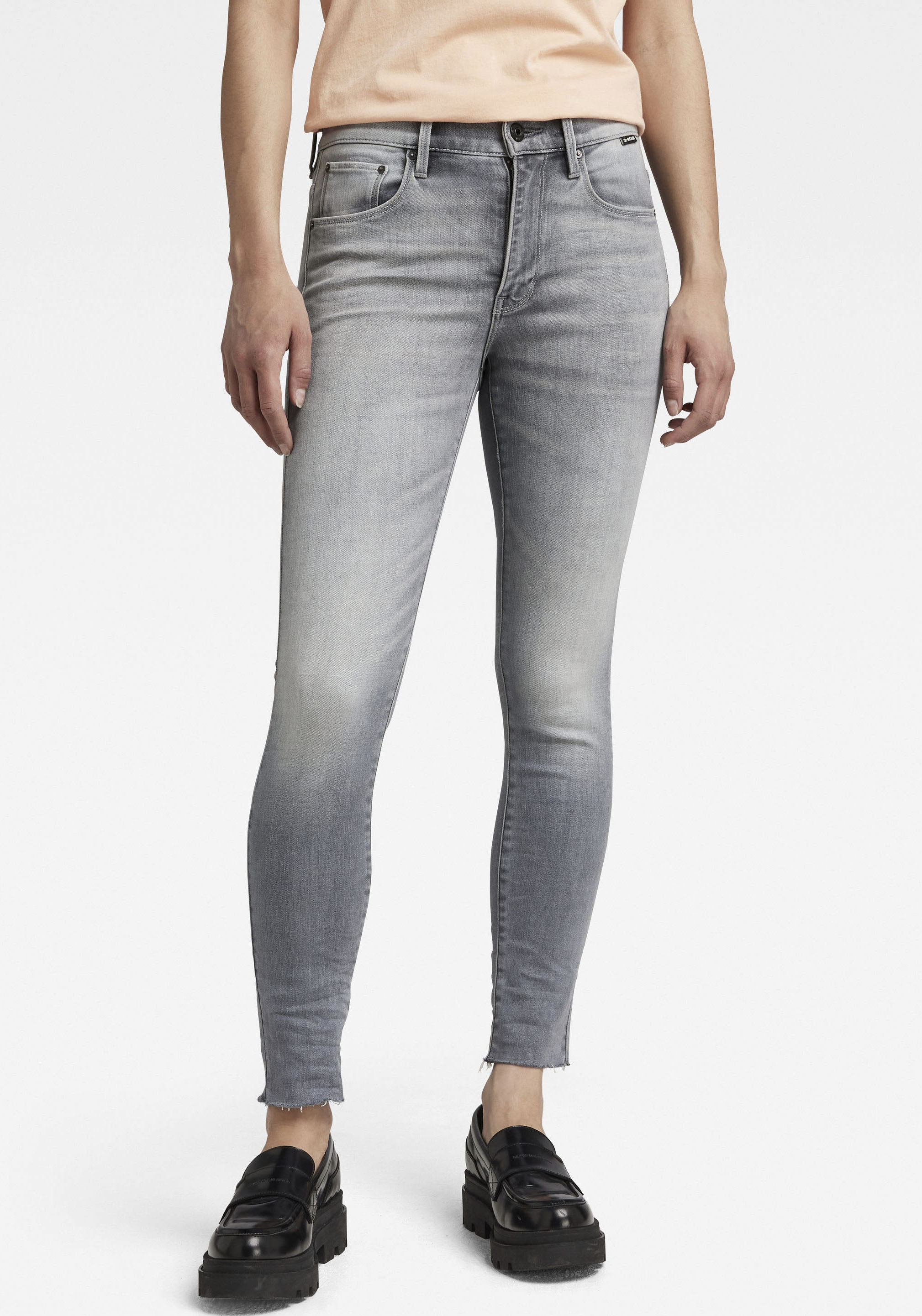 g-star raw -  Skinny-fit-Jeans "3301 Skinny", mit verkürzter angesagter Beinlänge