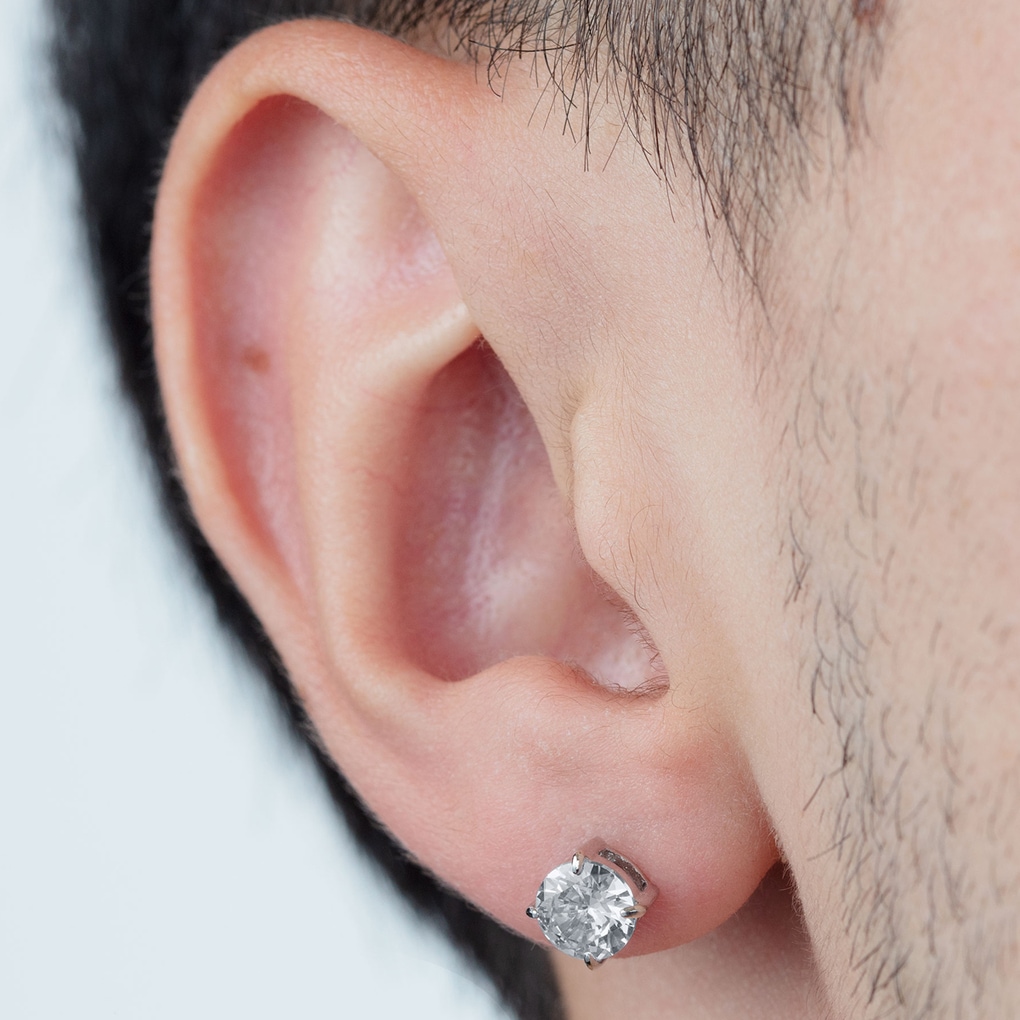 Lotus Paar Ohrstecker »Men's Earrings« mit Glasstein