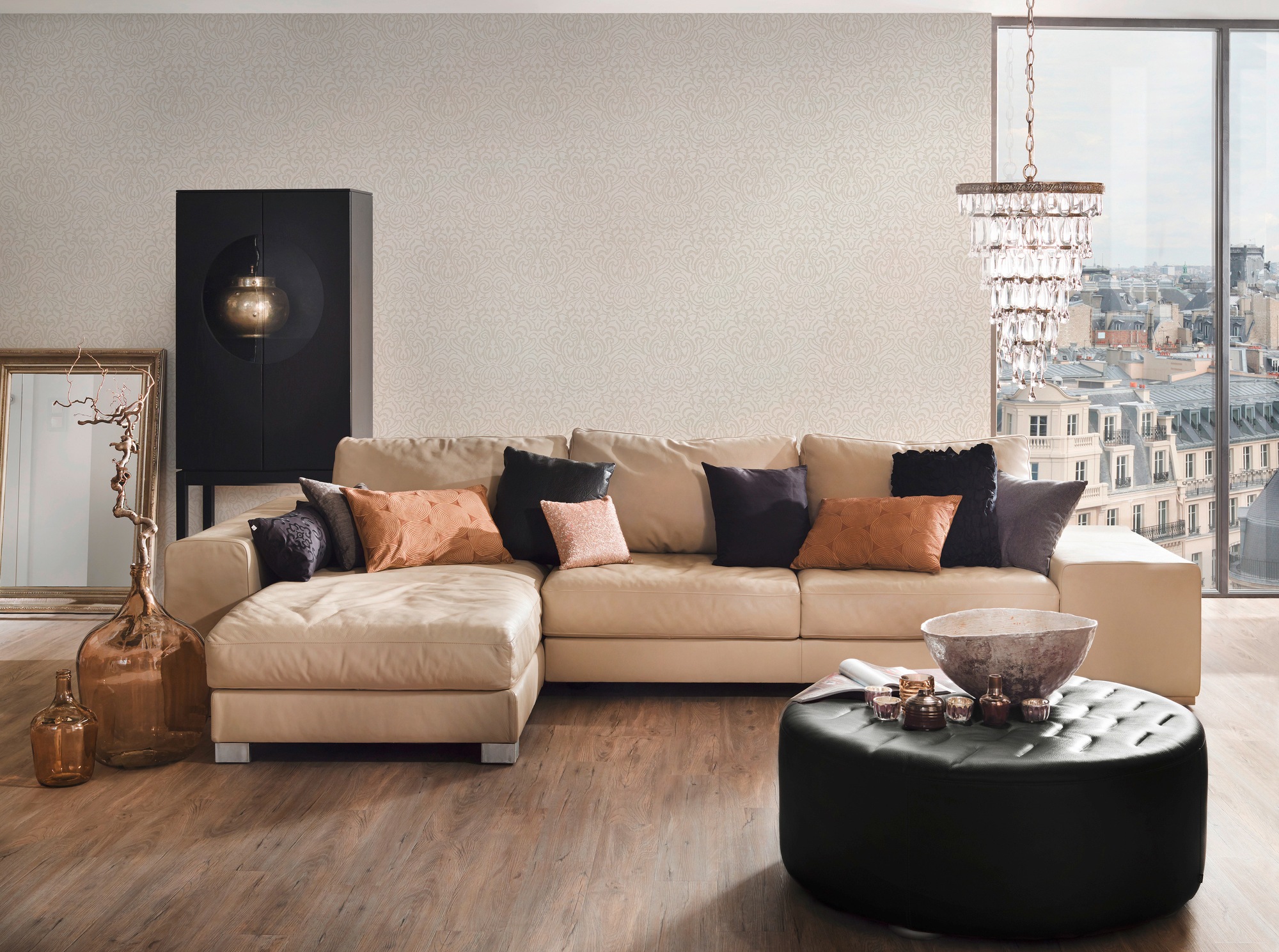 Architects Paper Textiltapete »Tessuto«, Barock-ornamental-gemustert, Tapete Barock Tapeten Wohnzimmer Schlafzimmer Küche modern Flur Design