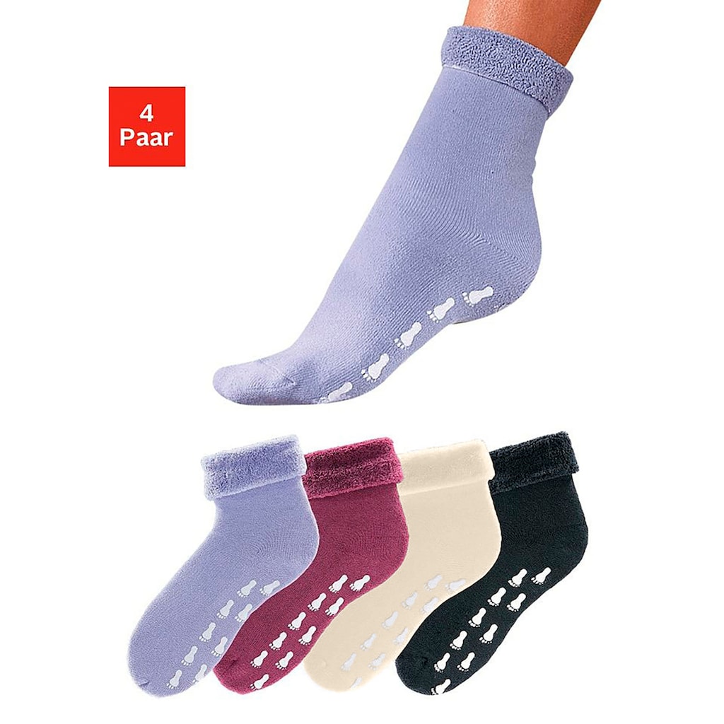 Go in ABS-Socken, (Set, 4 Paar)