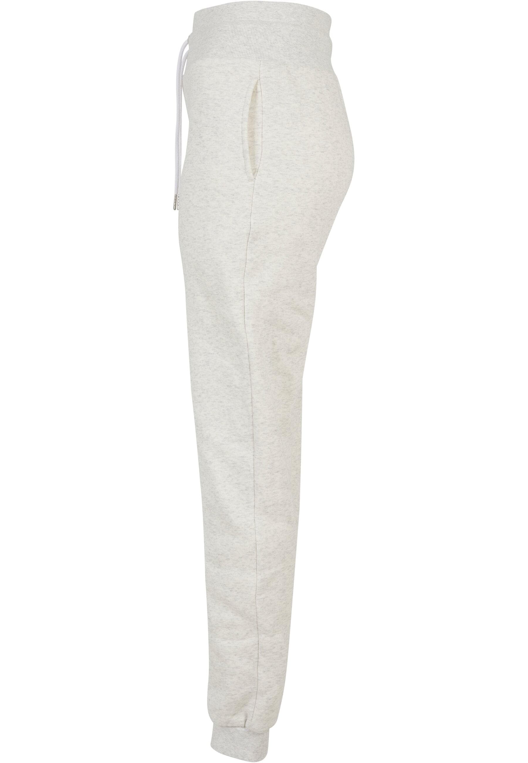 URBAN CLASSICS Stoffhose »Urban Classics Damen Ladies High Waist Color Melange Sweat Pants«, (1 tlg.)